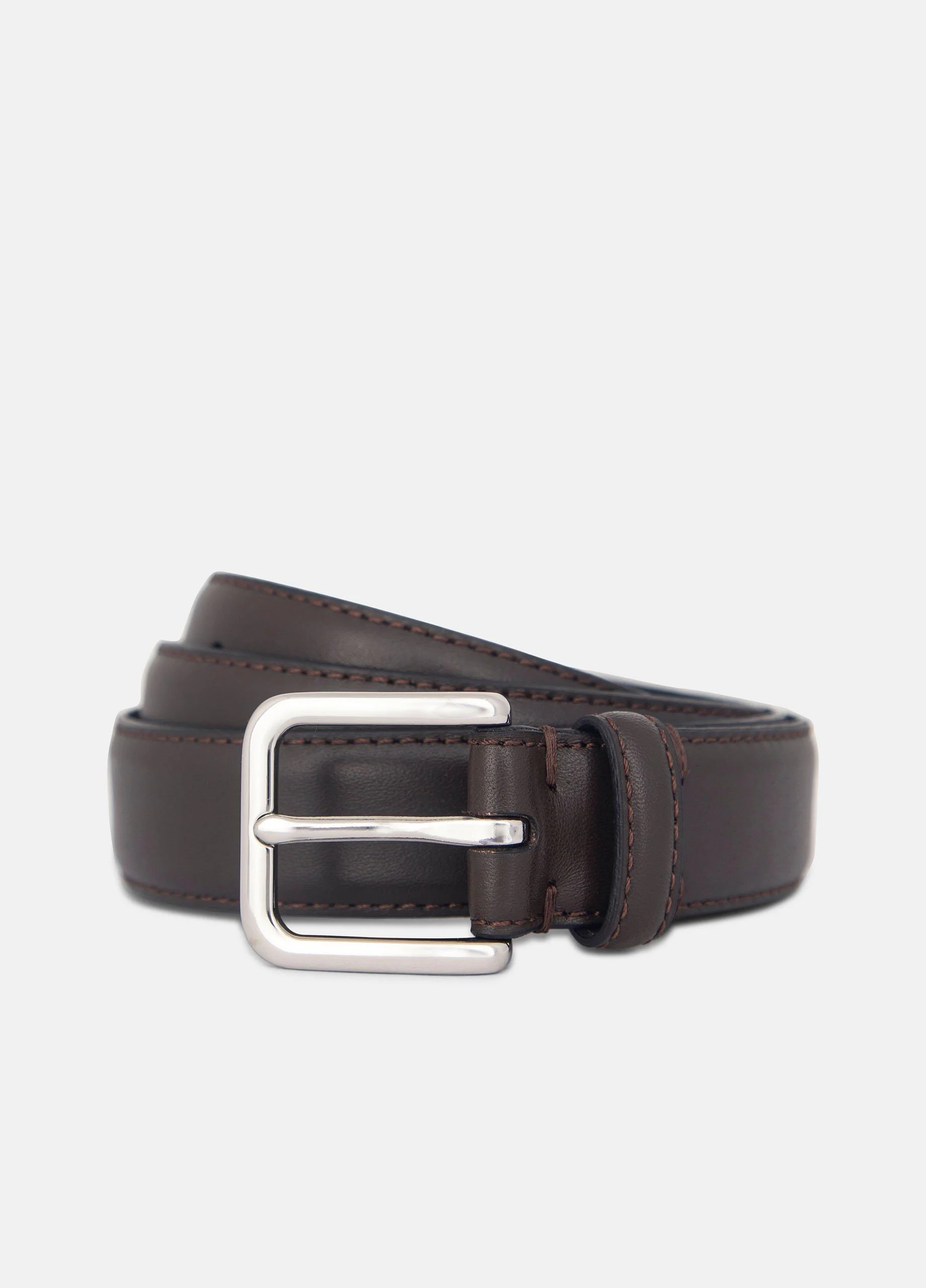 Men’s 30mm Stitched Leather Belt - 1
