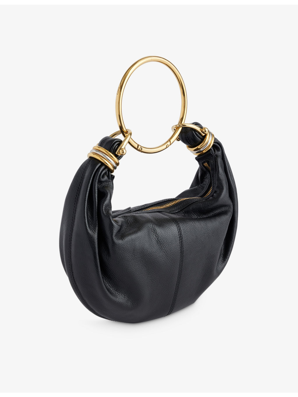 Bracelet small leather clutch bag - 4
