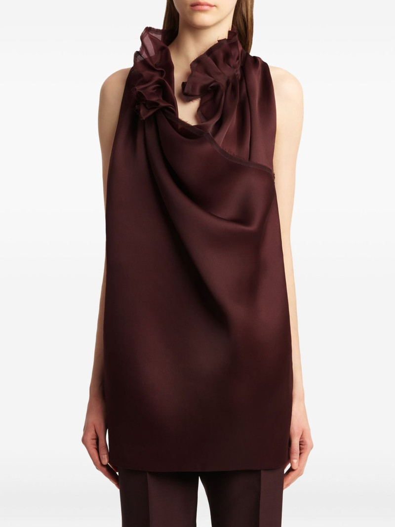 Meegan ruffled-collar top 3