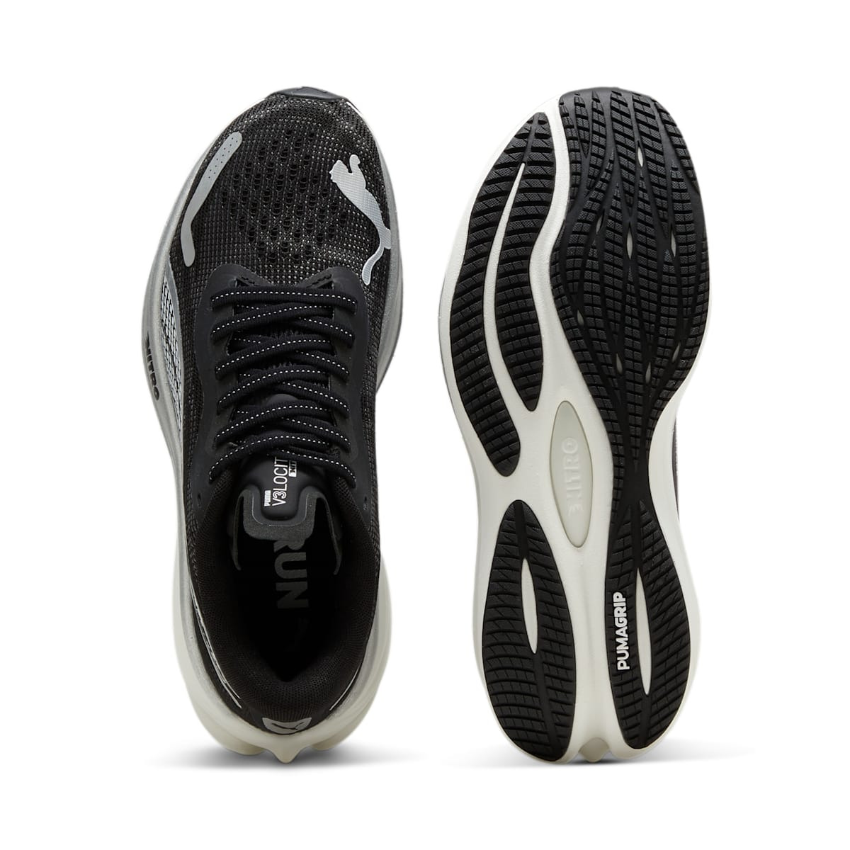 (WMNS) PUMA Velocity Nitro 3 'Black Silver' 377749-01 - 4