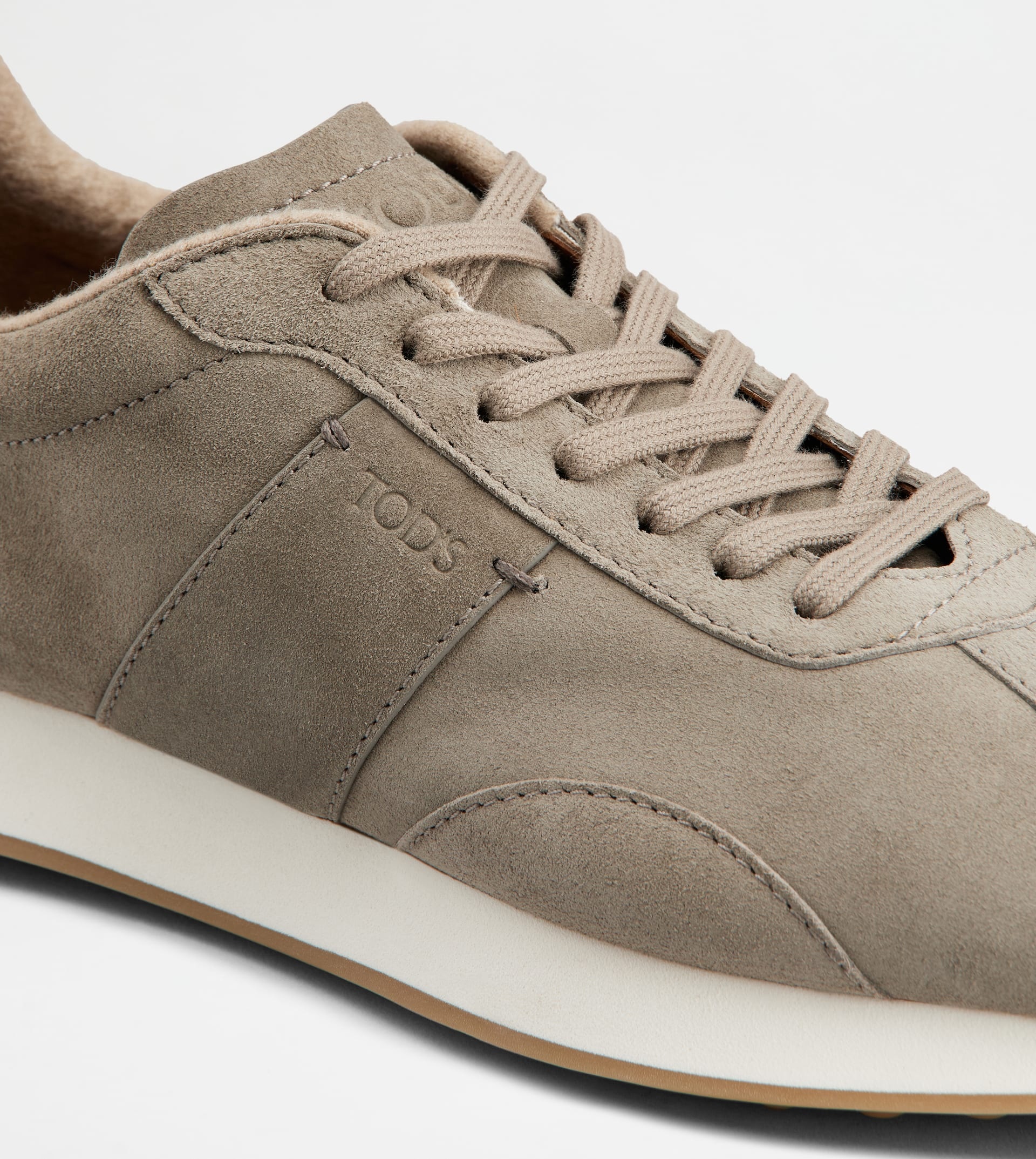 T VINTAGE SNEAKERS IN SUEDE - BEIGE - 5