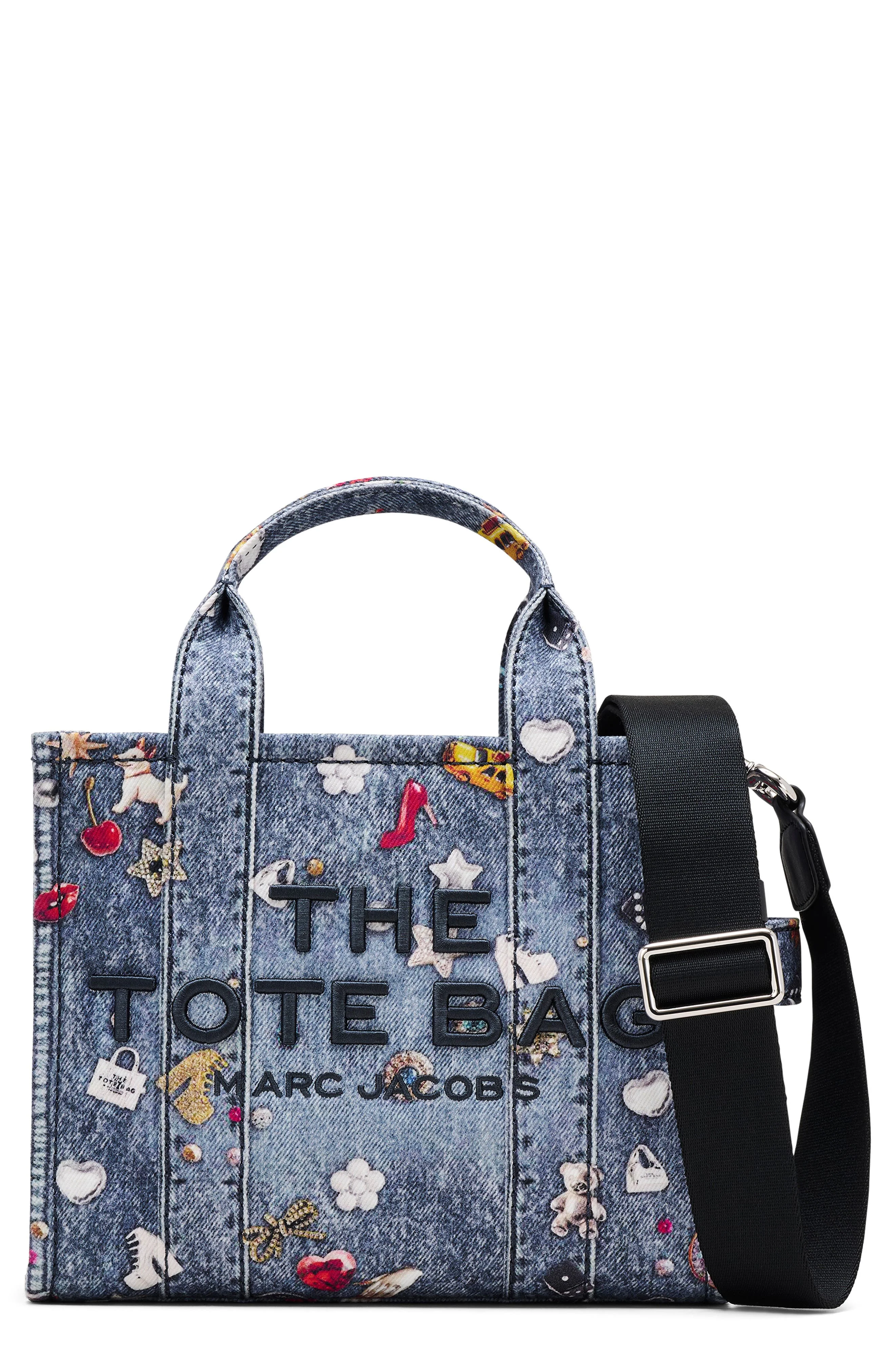 Marc Jacobs The Small Denim Tote in Medium Wash Multi at Nordstrom - 1