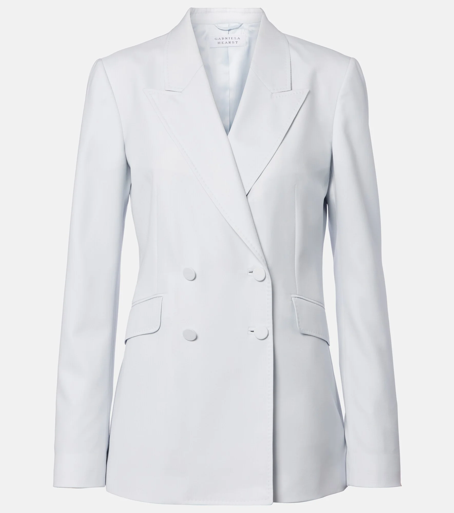 Angela wool and silk blazer - 1
