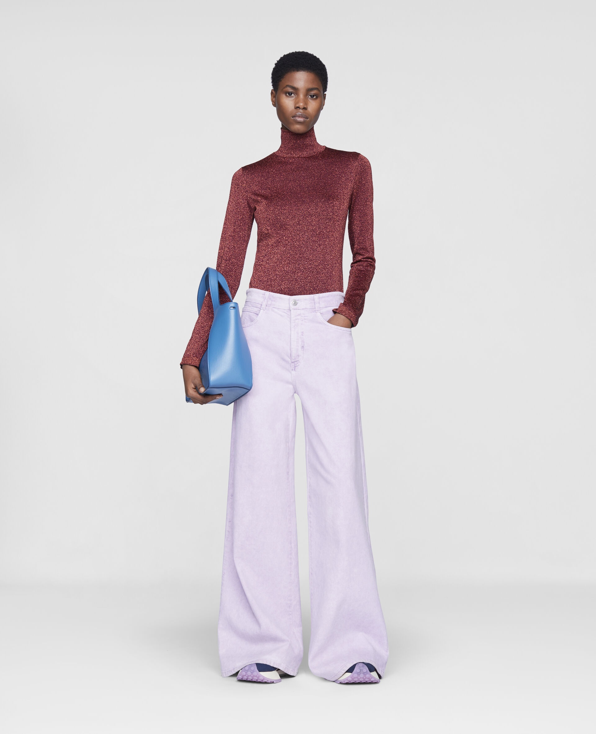 Flared Denim Pants - 2