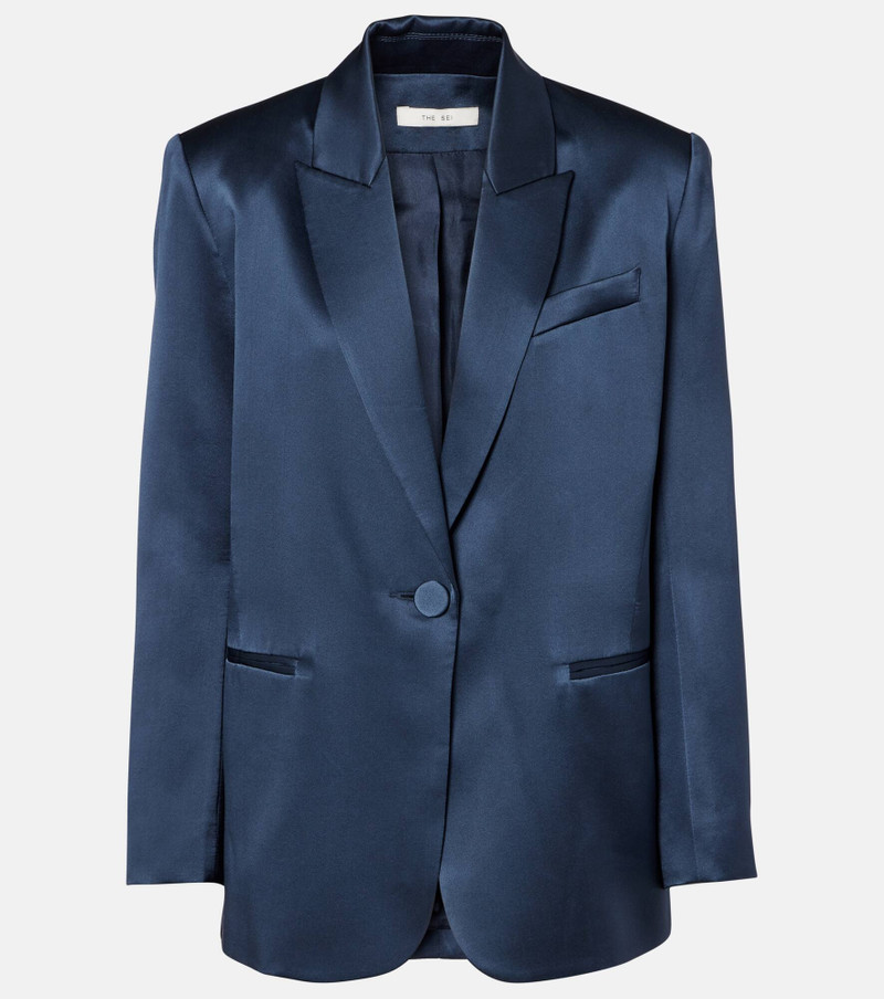 Oversized silk blazer 1
