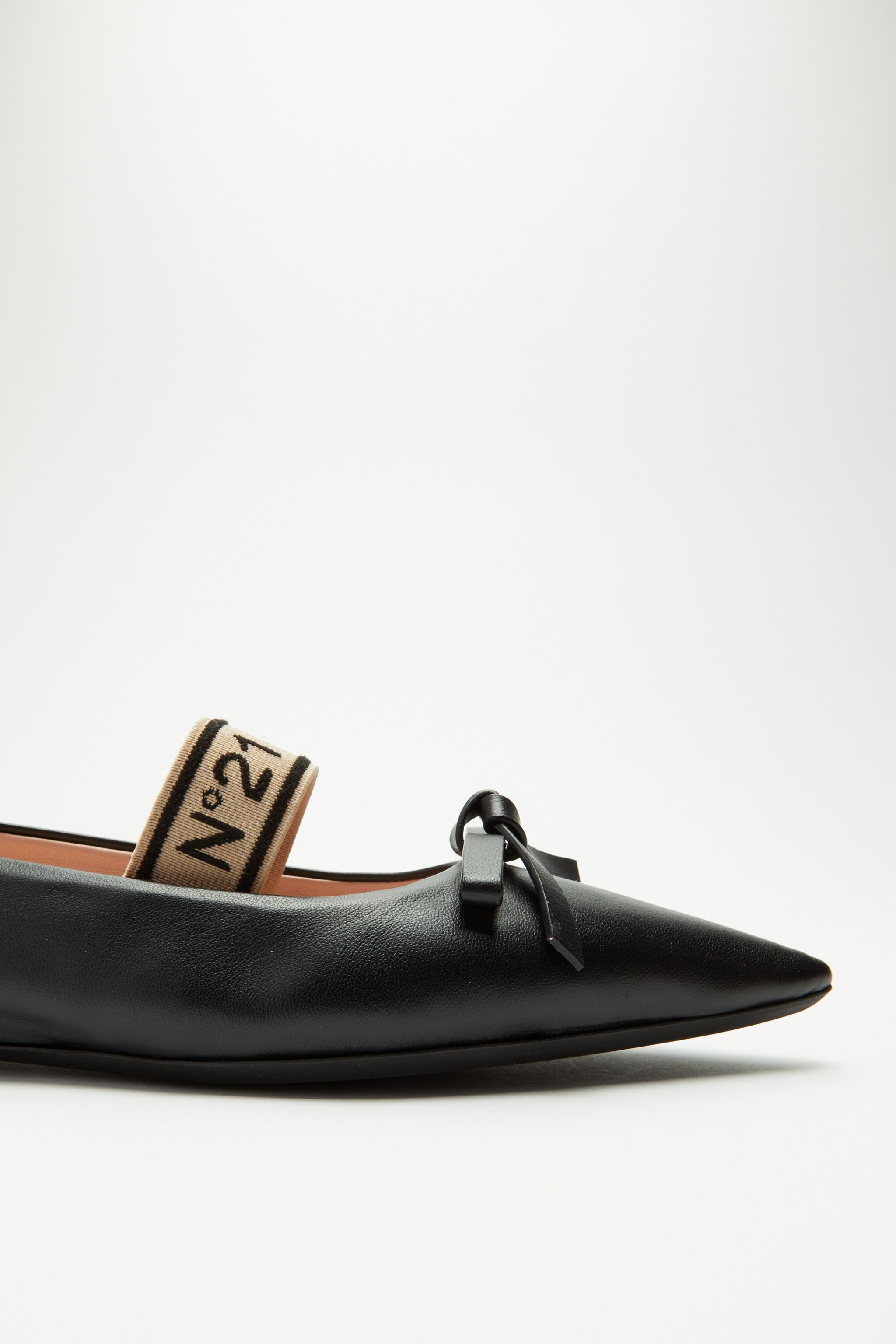 LEATHER BALLET PUMPS - 4