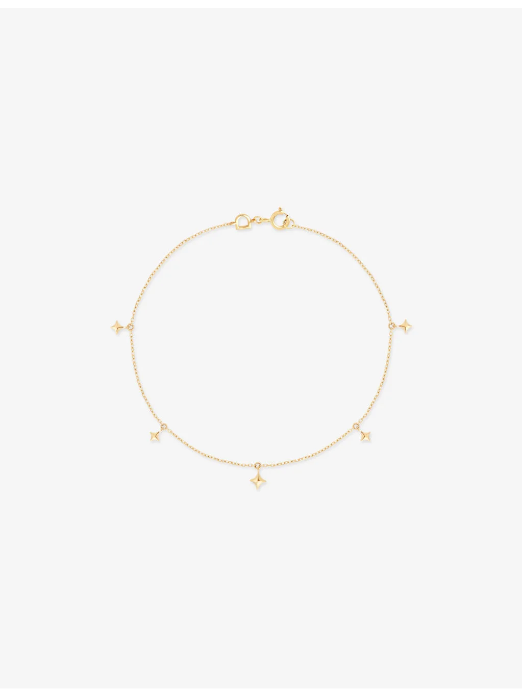 Cosmic Star 14ct Yellow-Gold Charm Bracelet - 1
