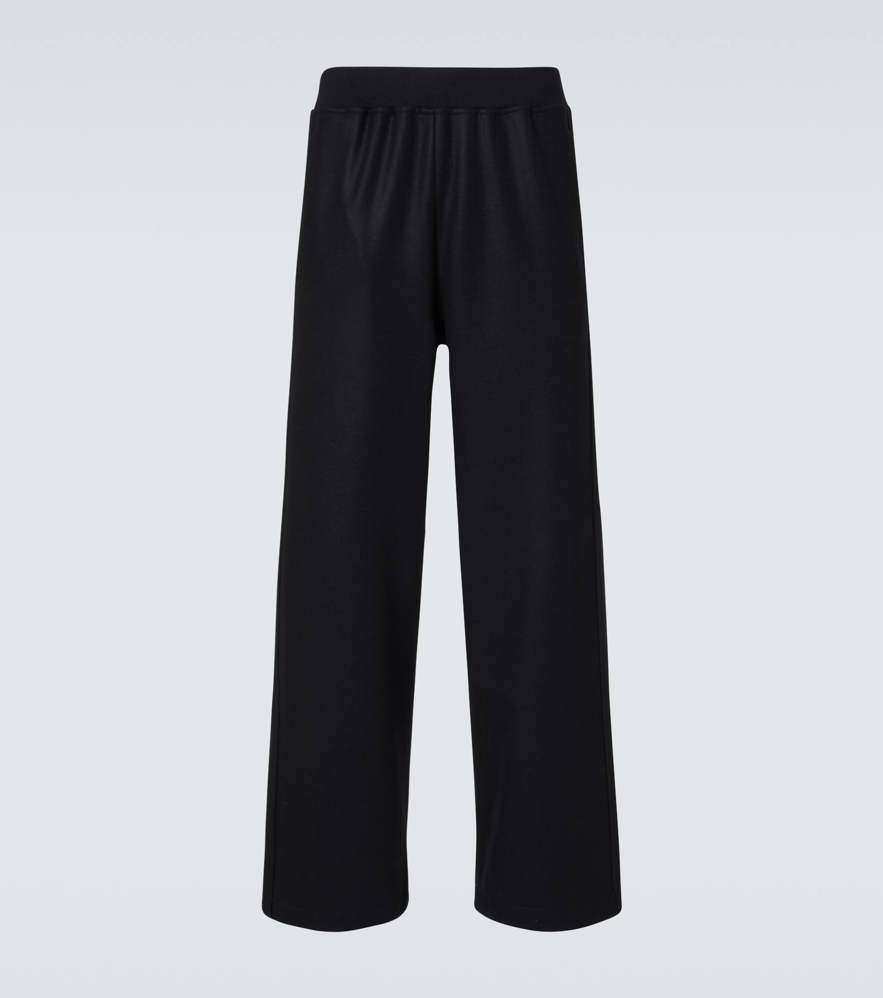 Wool straight pants - 1