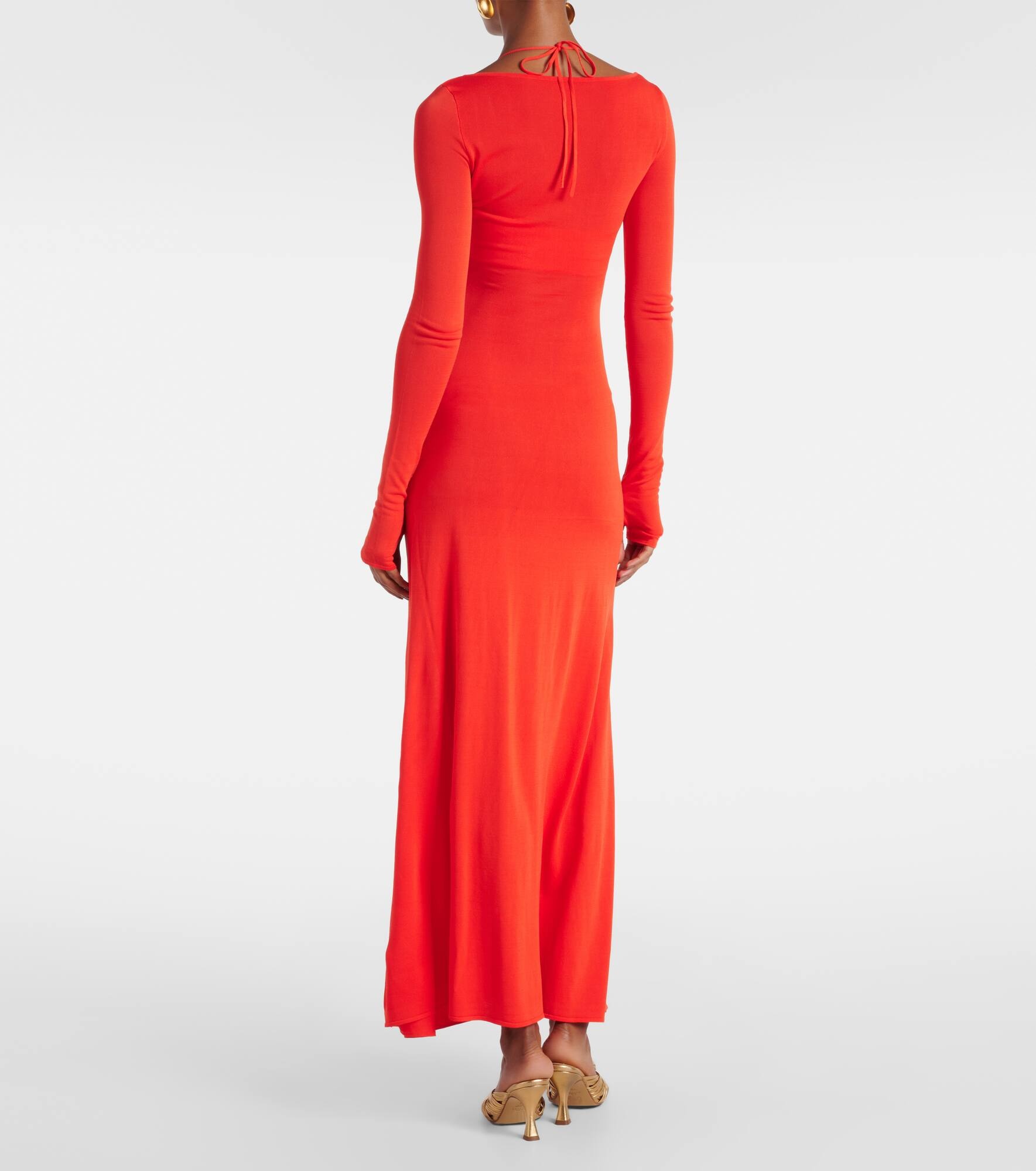 Valejo Halter knit maxi dress - 3