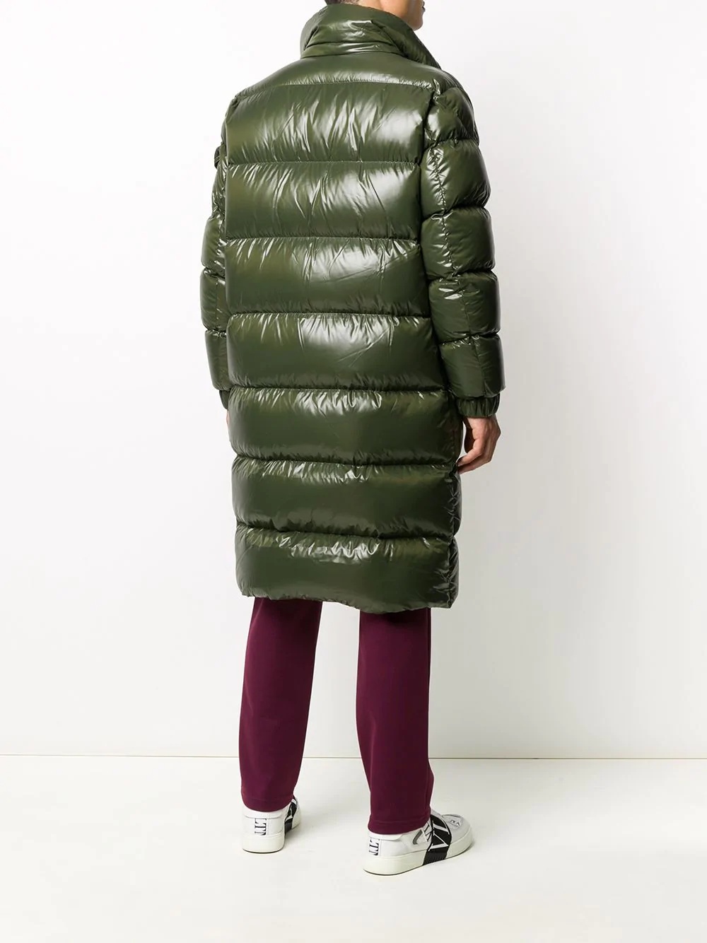 mid-length padded coat - 6