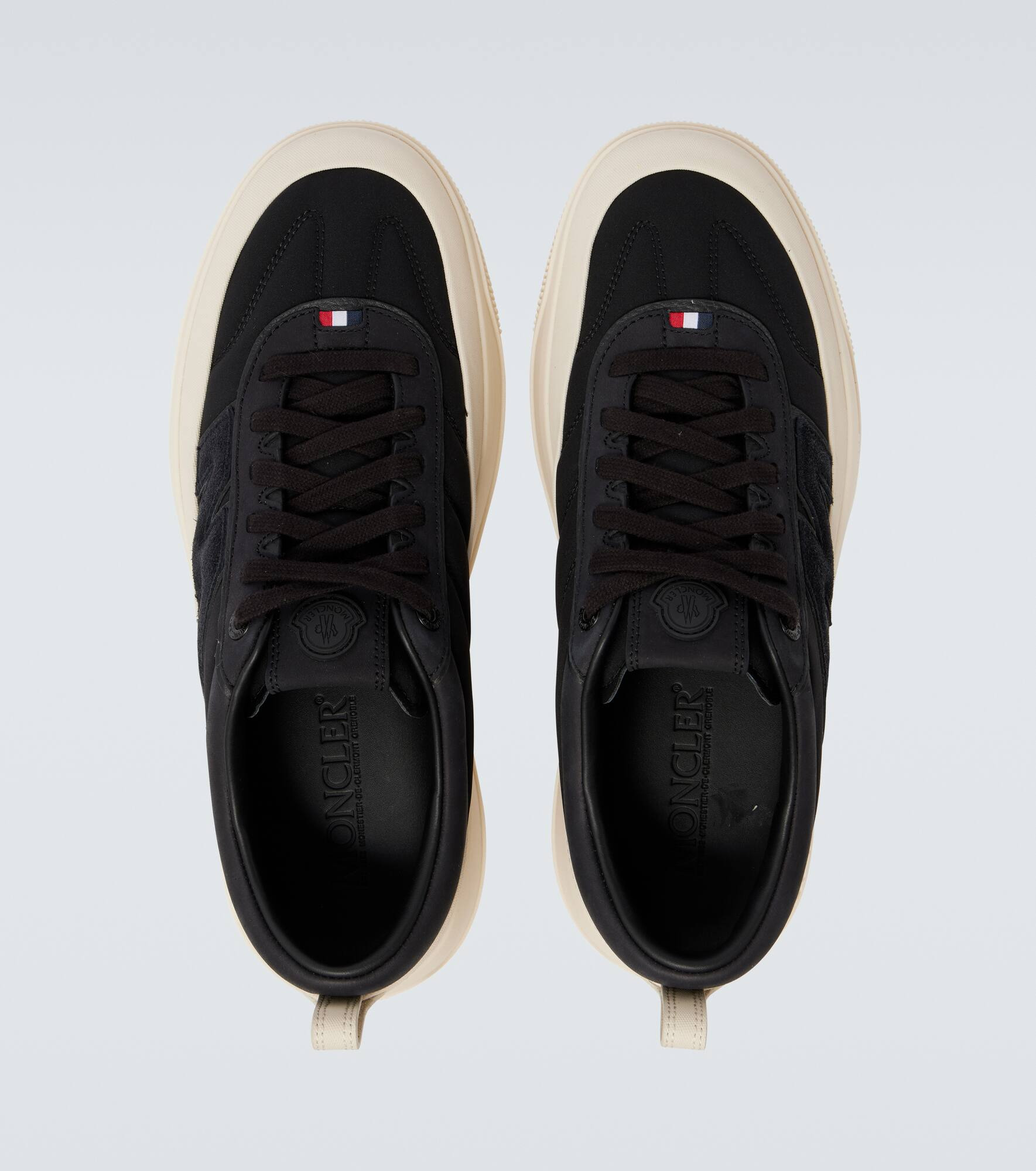 Monpulse Altive leather-trimmed sneakers - 4