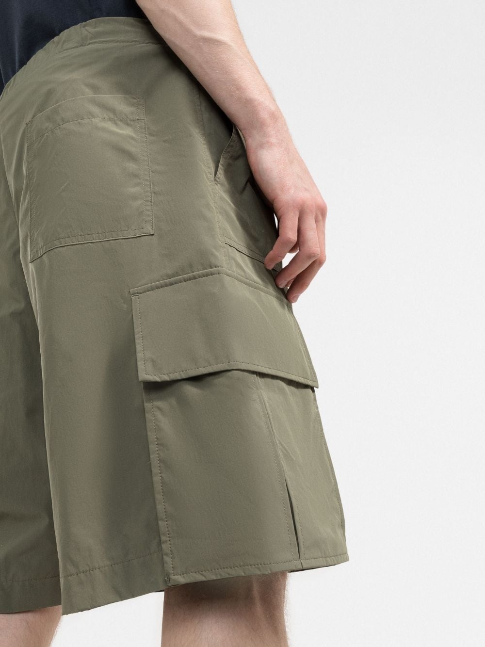 industrial-belt cargo shorts - 5