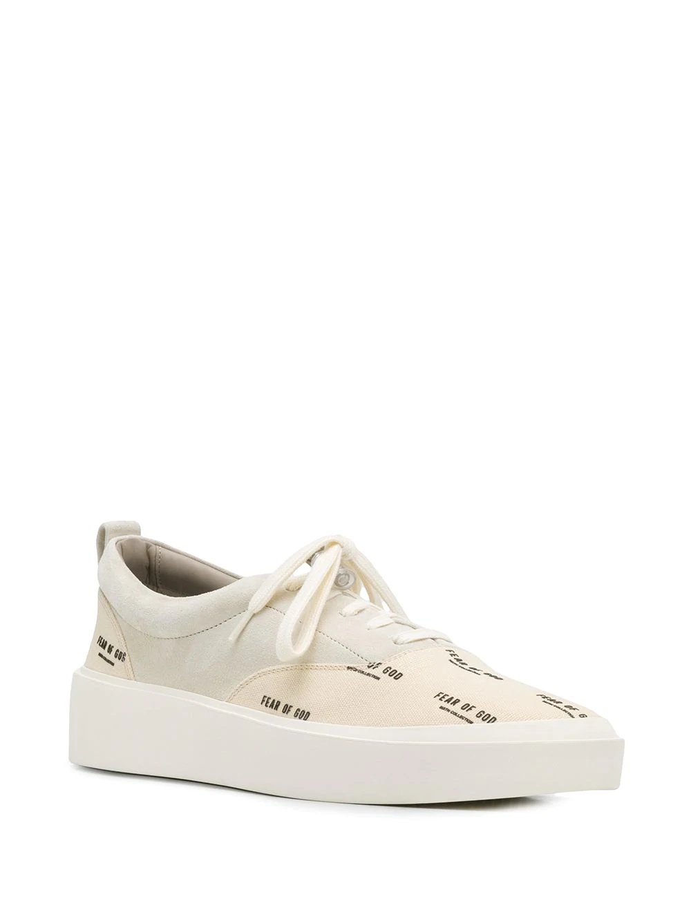 all over logo print sneakers - 2