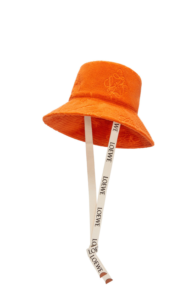 Fisherman hat in towelling cotton 1