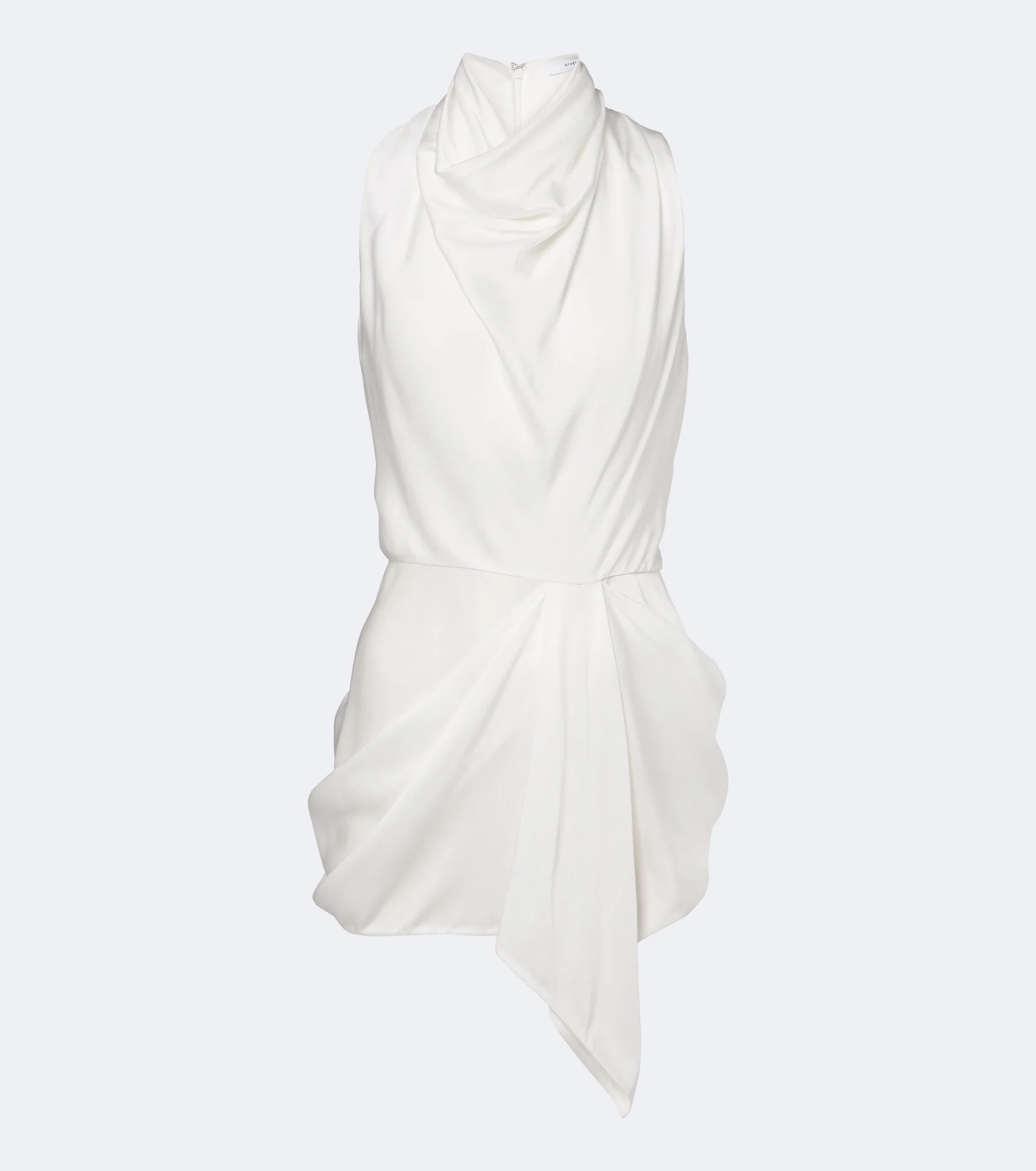 Draped satin top - 1
