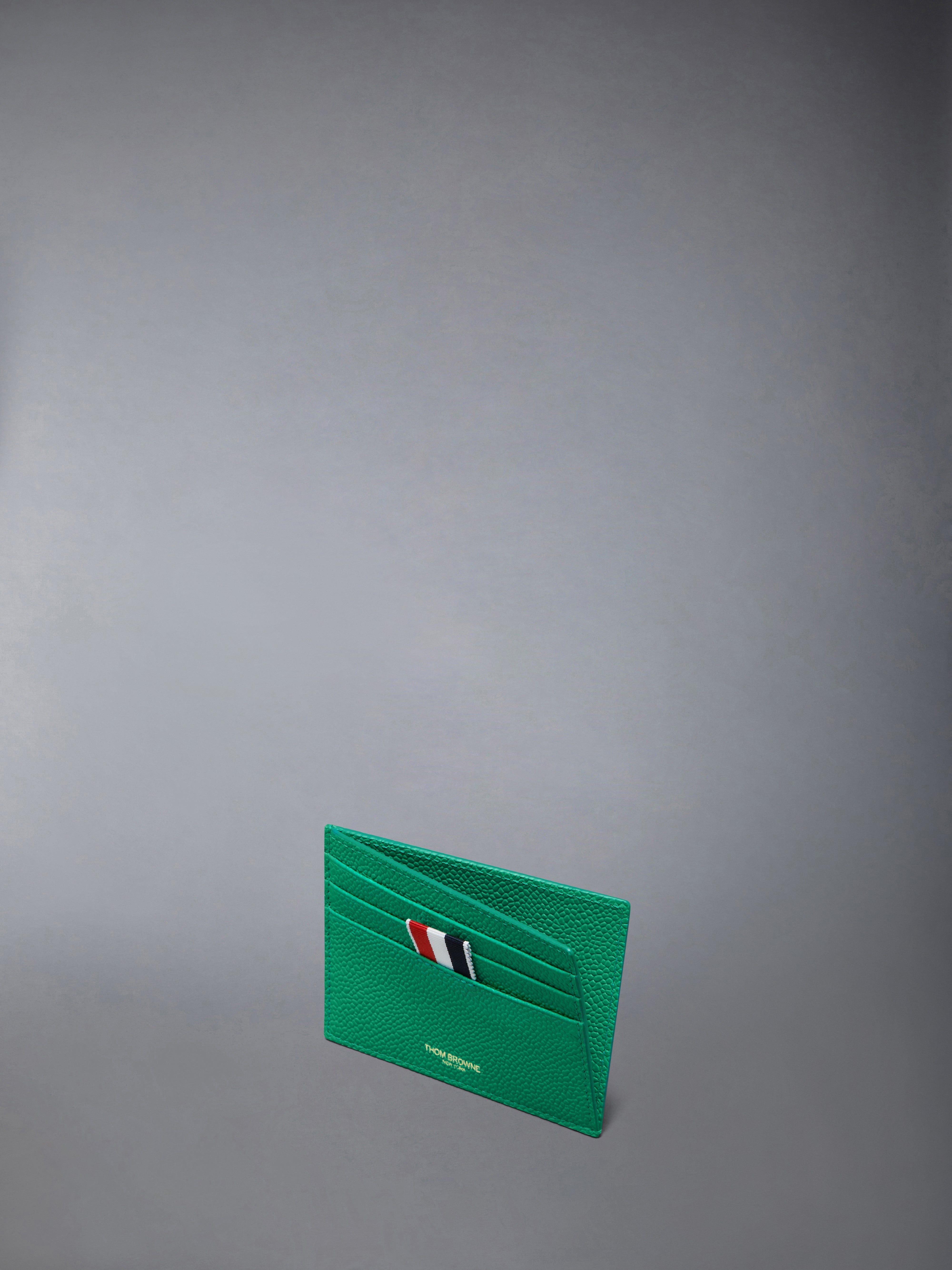 PEBBLE GRAIN NOTE COMPARTMENT CARD HOLDER - 3