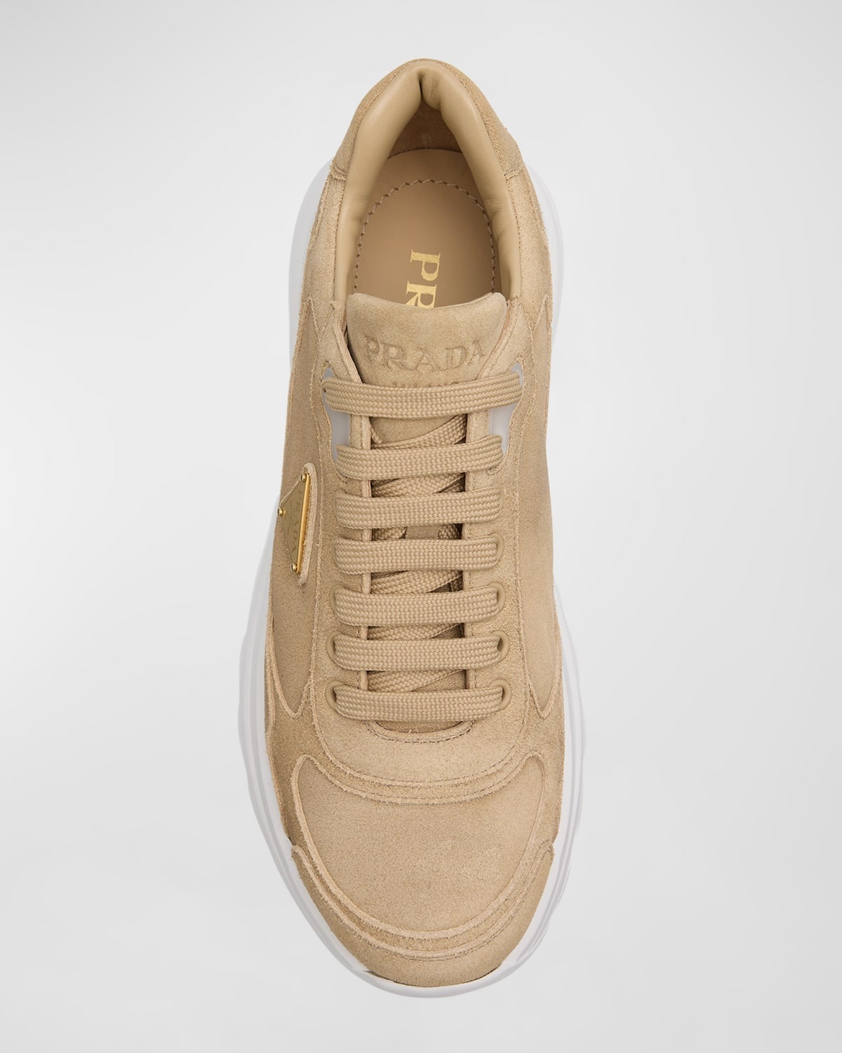 Suede Logo Runner Sneakers - 5