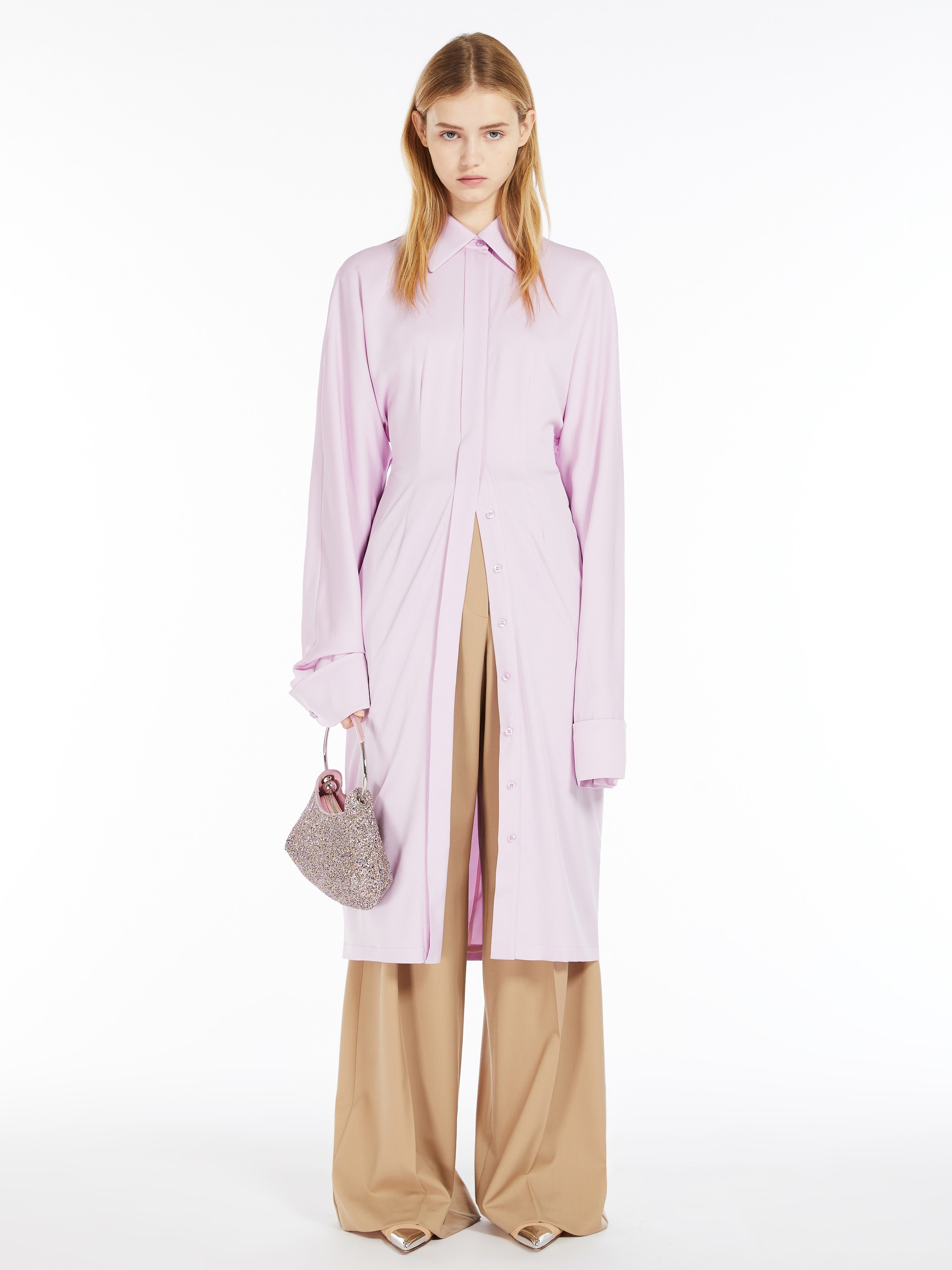 LUGANO Kimono-sleeve shirt dress - 2
