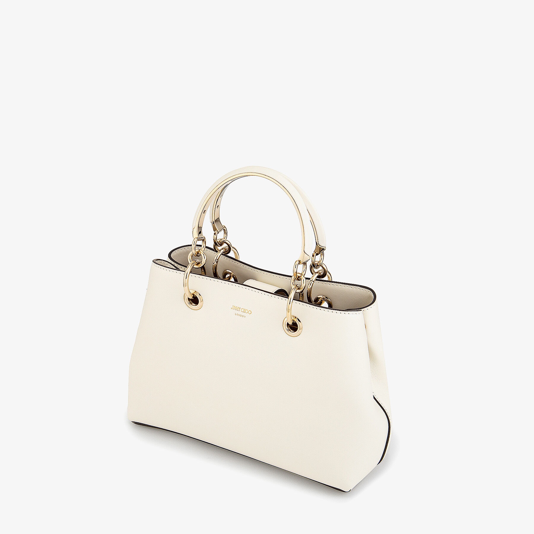 Bon Bon Tote S
Latte Soft Shiny Calf Leather Tote Bag - 6