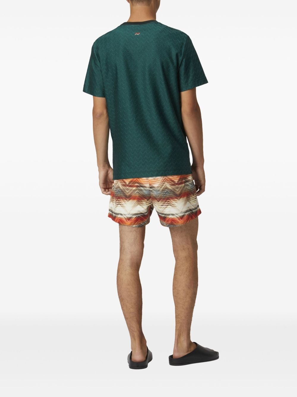 drawstring swim shorts - 3