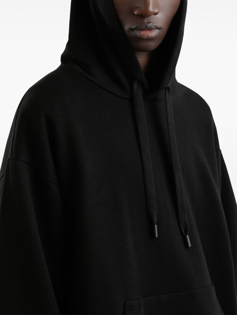 logo-embossed hoodie 5
