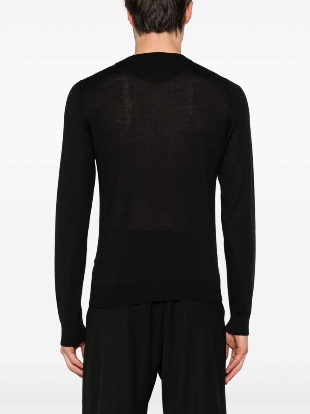 fine-knit cashmere-silk jumper - 4