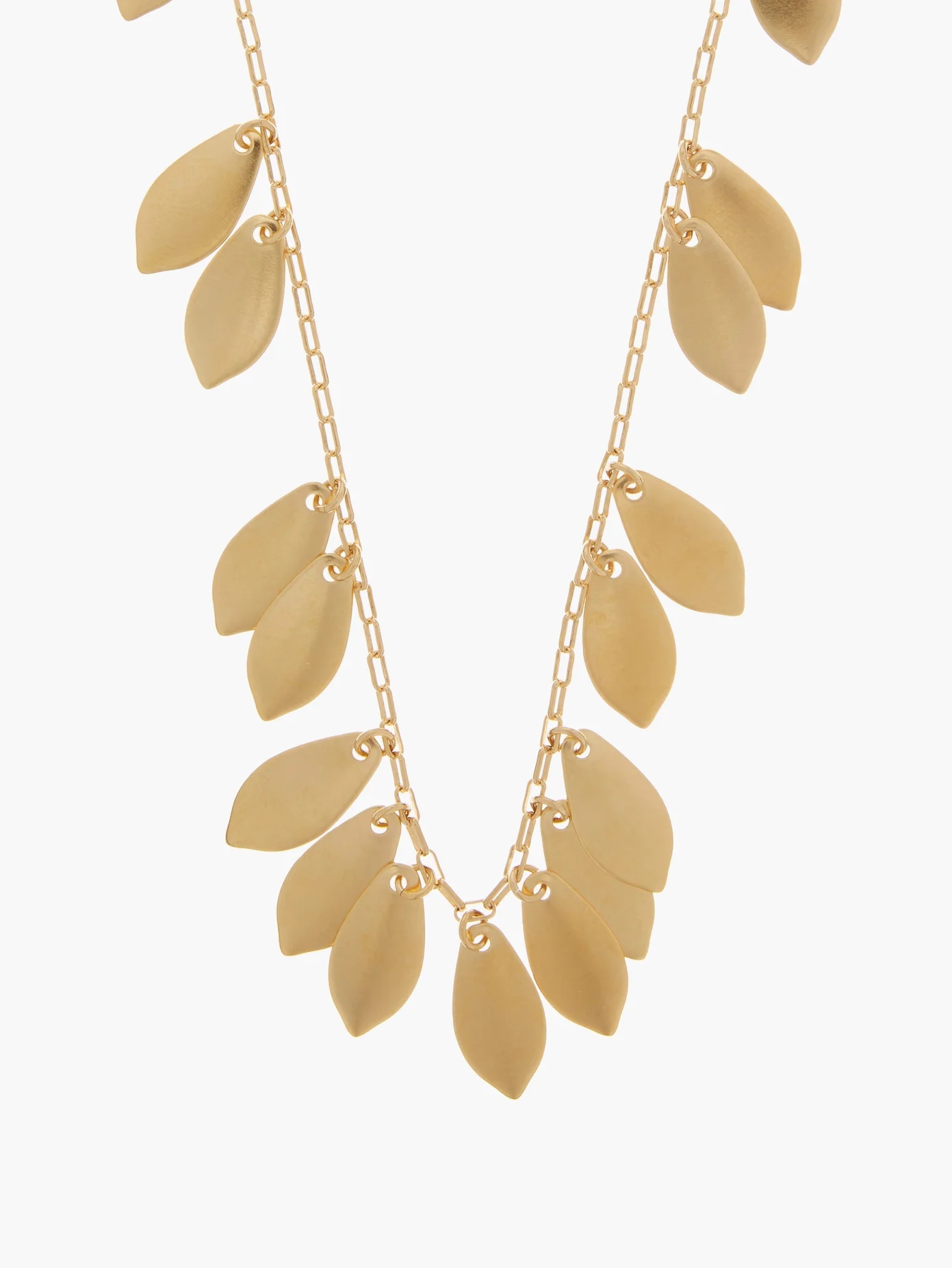 Shaker leaf-charm necklace - 3