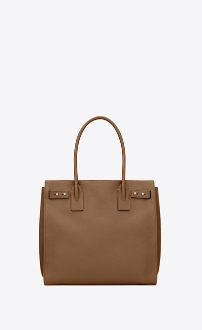 SAINT LAURENT sac de jour north/south tote in grained leather outlook