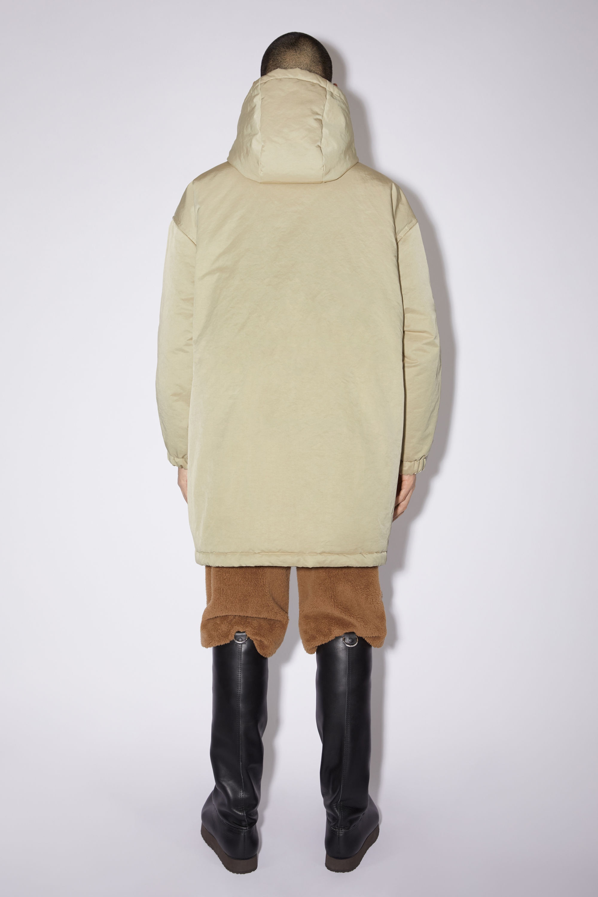 Padded parka - Light beige - 3