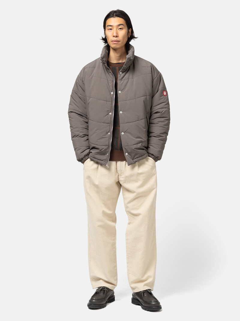Cav Empt Brushed Soft Cotton One Tuck Pants Beige outlook