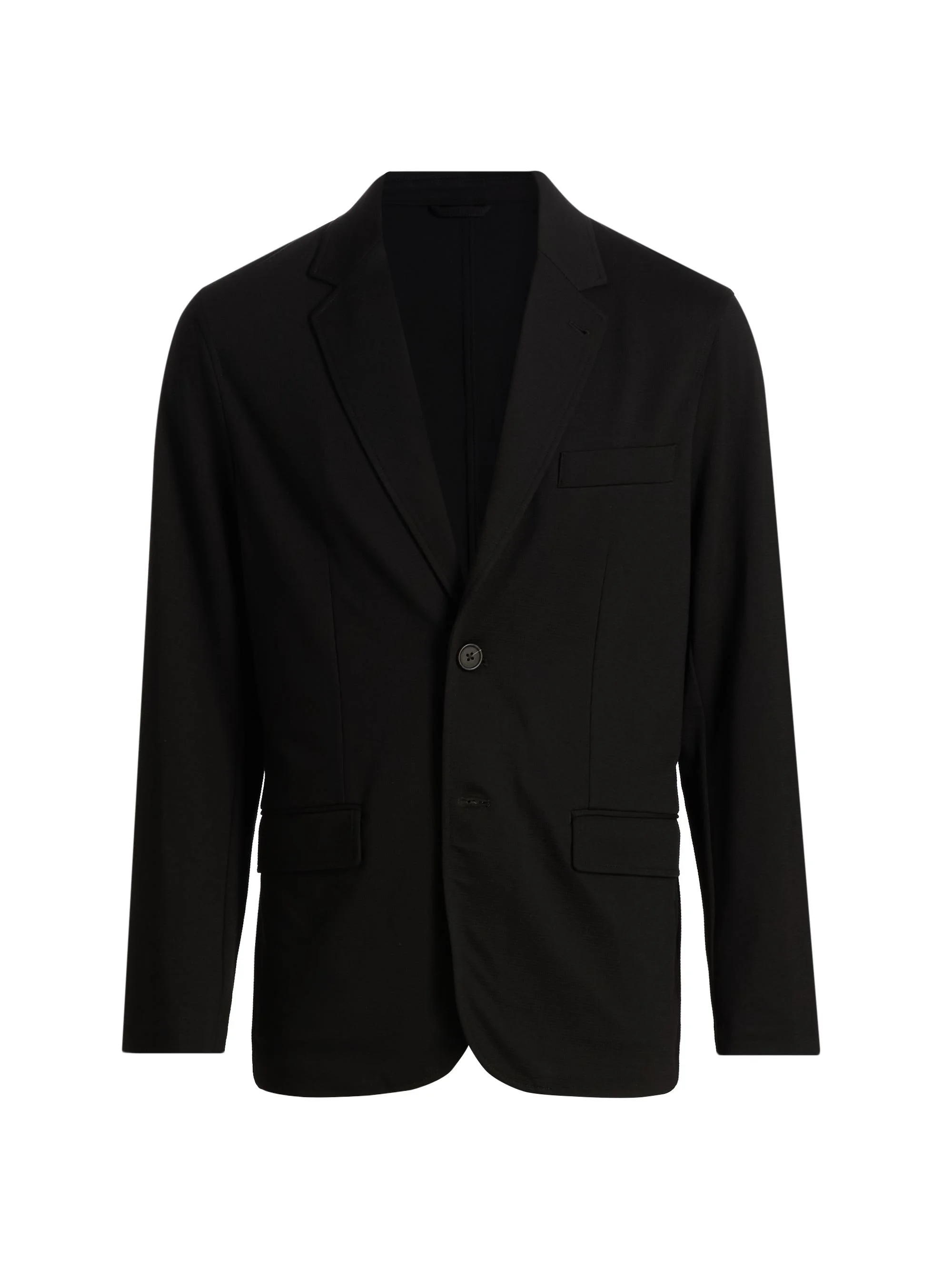 Men's Horizontal Textured Soft Jacket - Black Beauty - 1