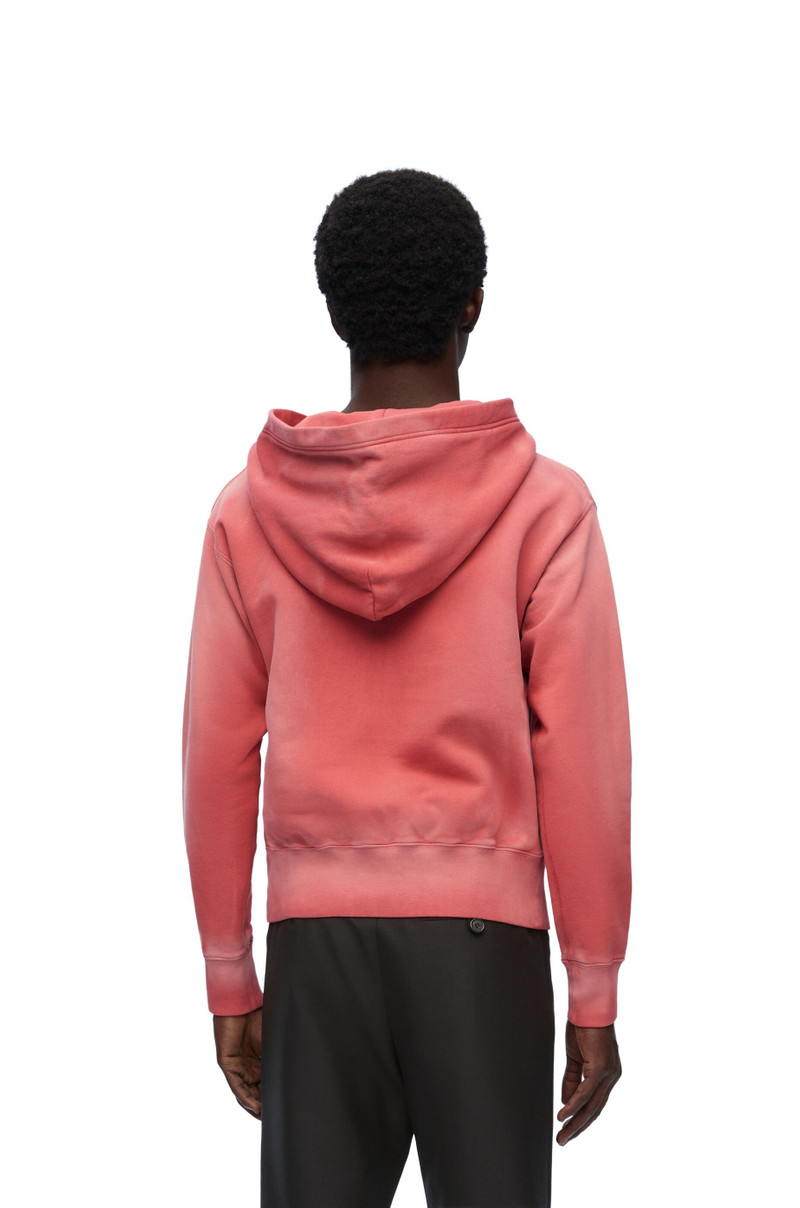 Slim fit hoodie in cotton 4