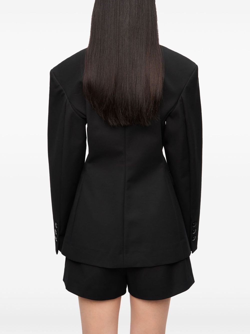 appliqué blazer - 4