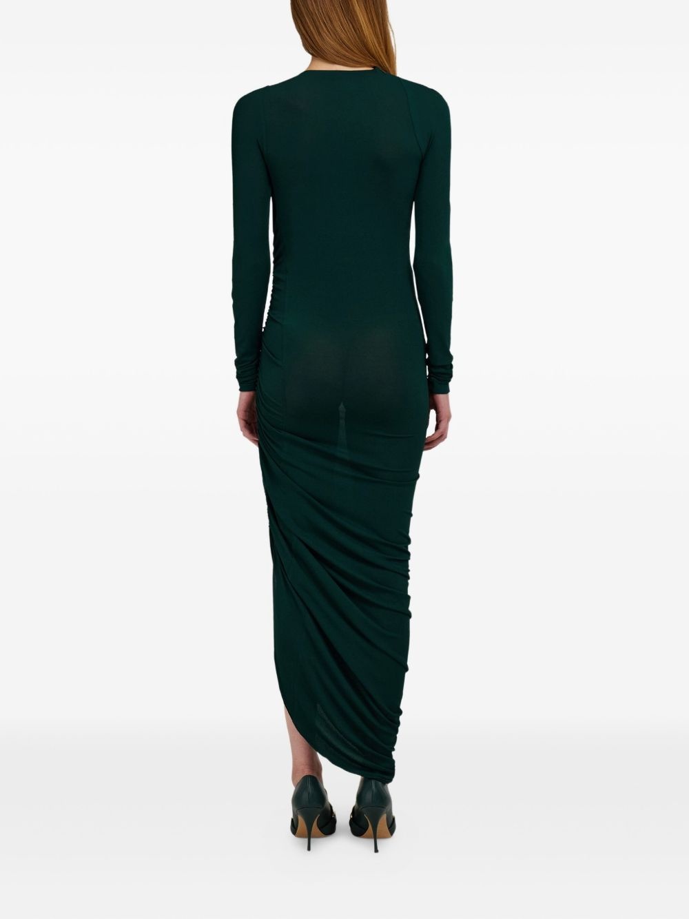 asymmetric maxi dress - 3