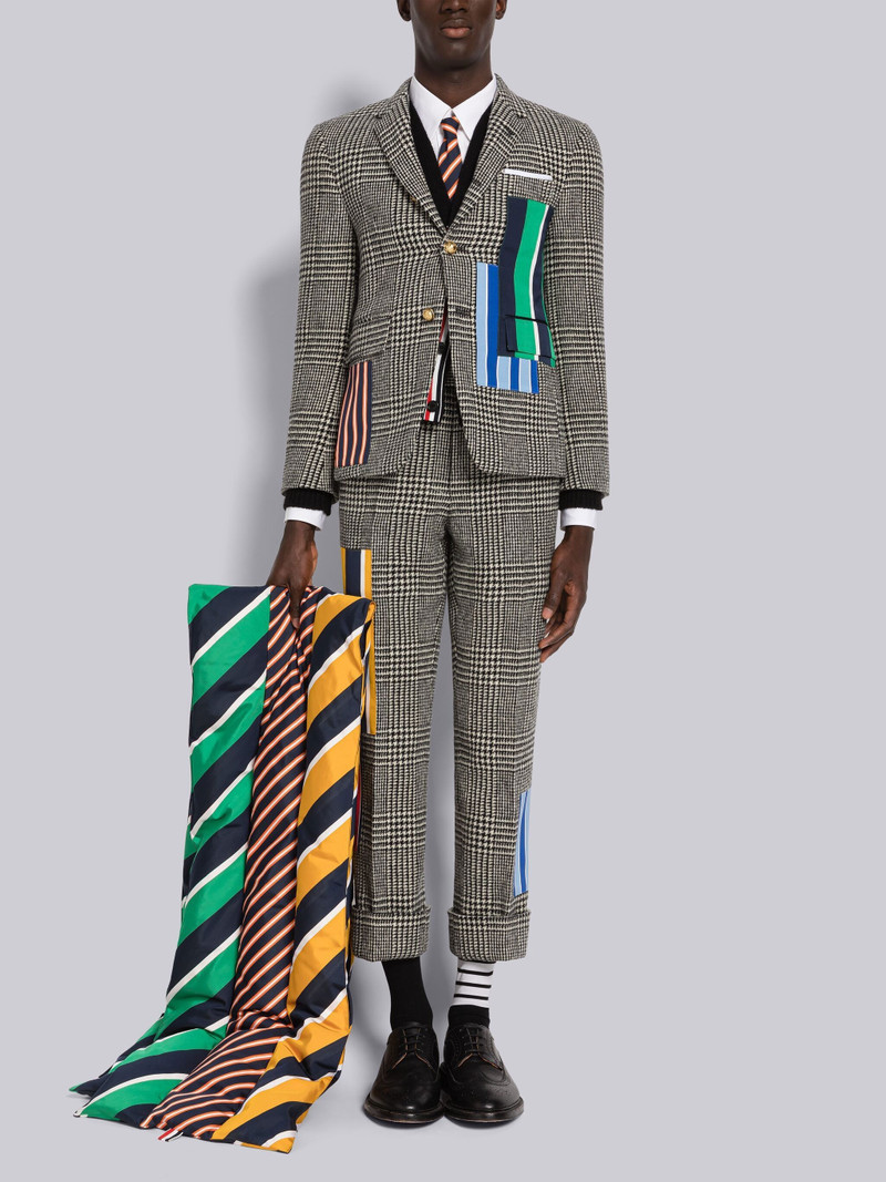 Prince Of Wales Patchwork Backstrap Trouser 4