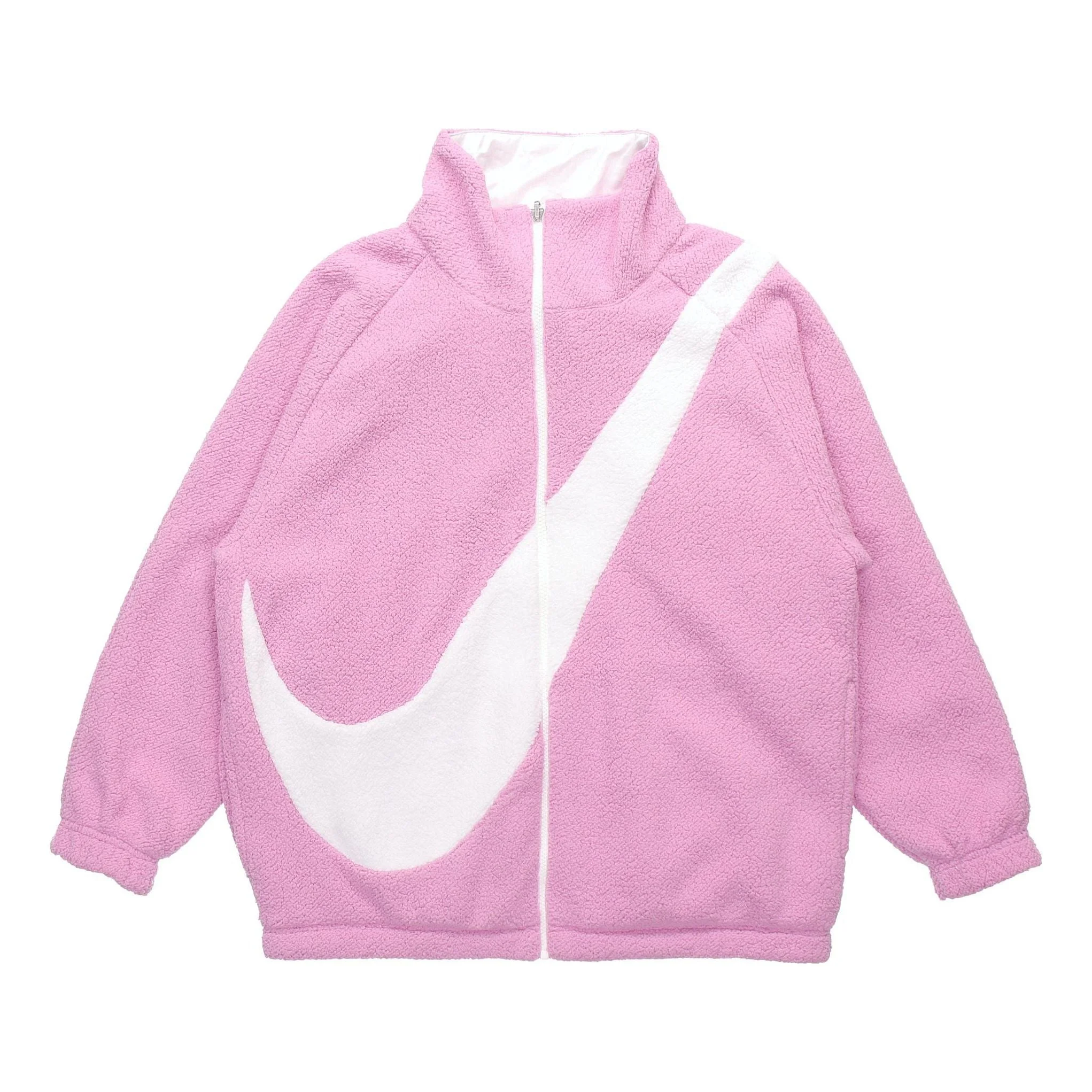 (WMNS) Nike Large Logo Casual Reversible Jacket Pink DC5138-616 - 1