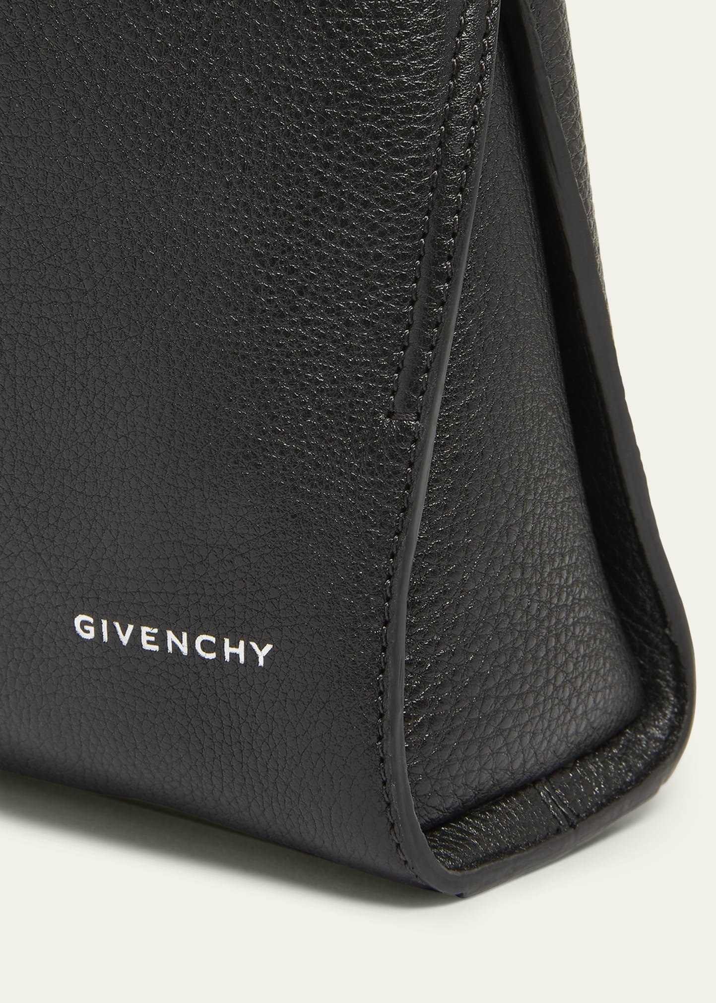 Men's Small Belted Leather Crossbody Bag - 5