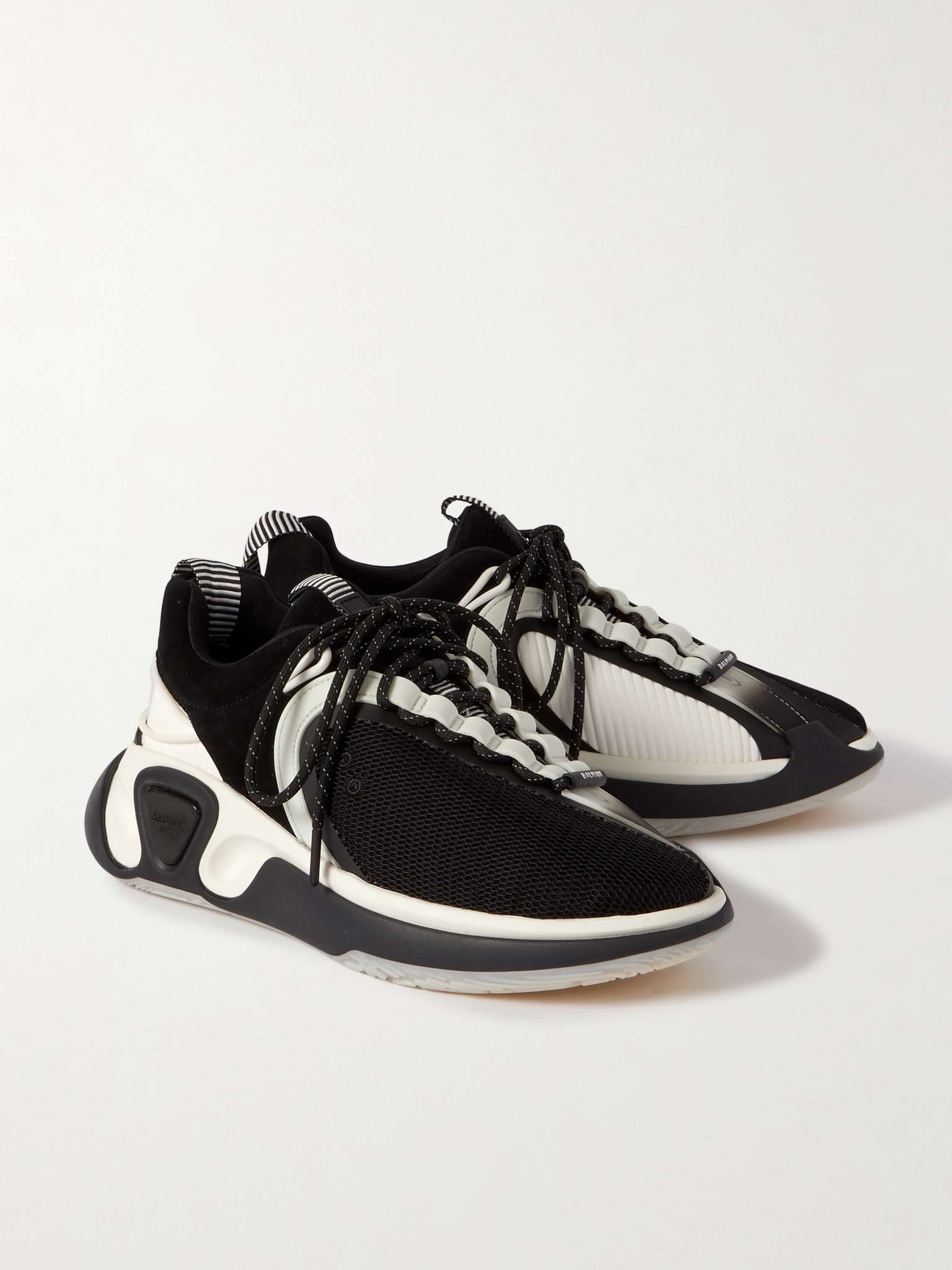 B-Runner Suede and Mesh Sneakers - 4