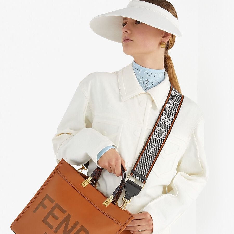 White ribbon shoulder strap - 2