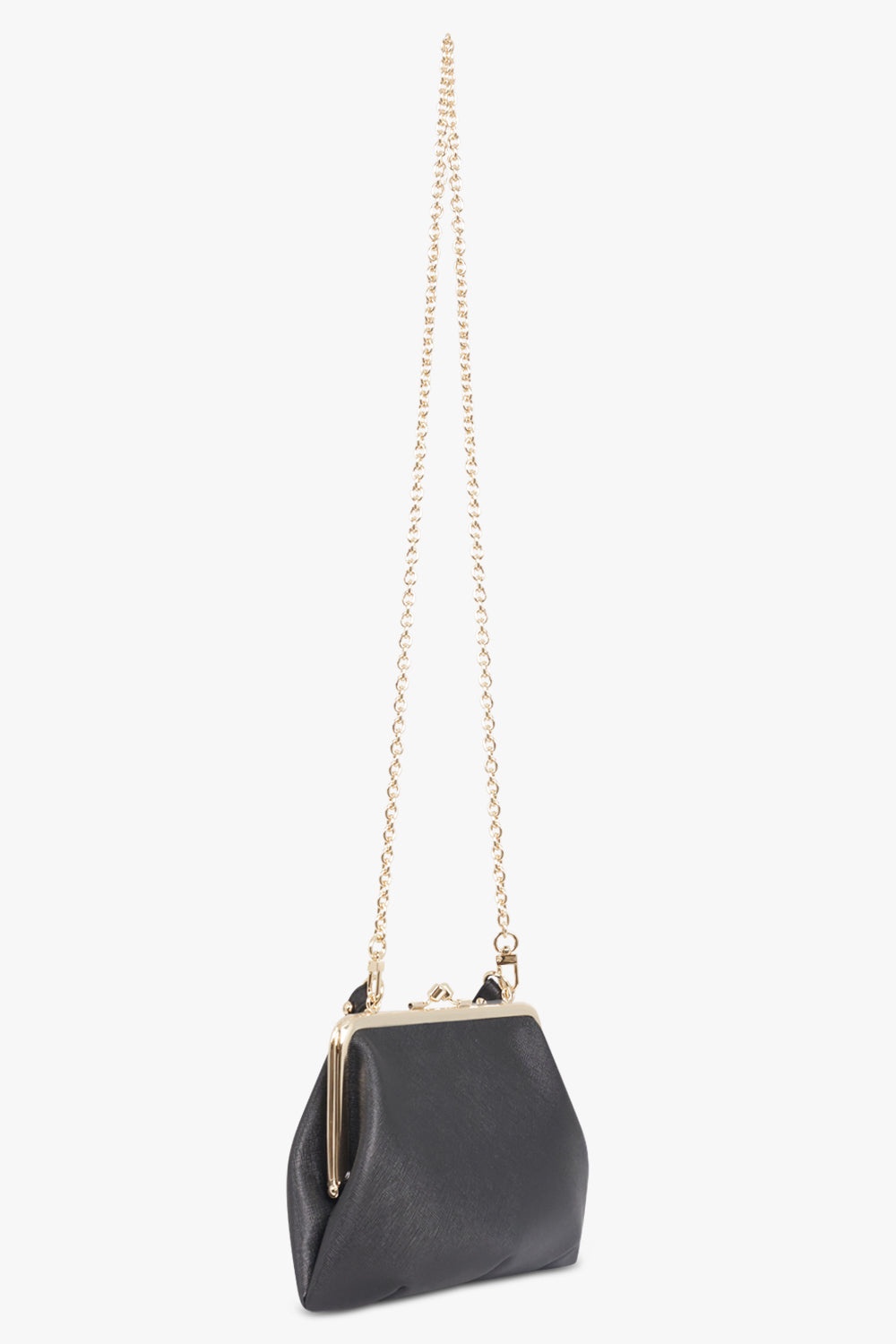 GRANNY FRAME PURSE | BLACK/GOLD - 2
