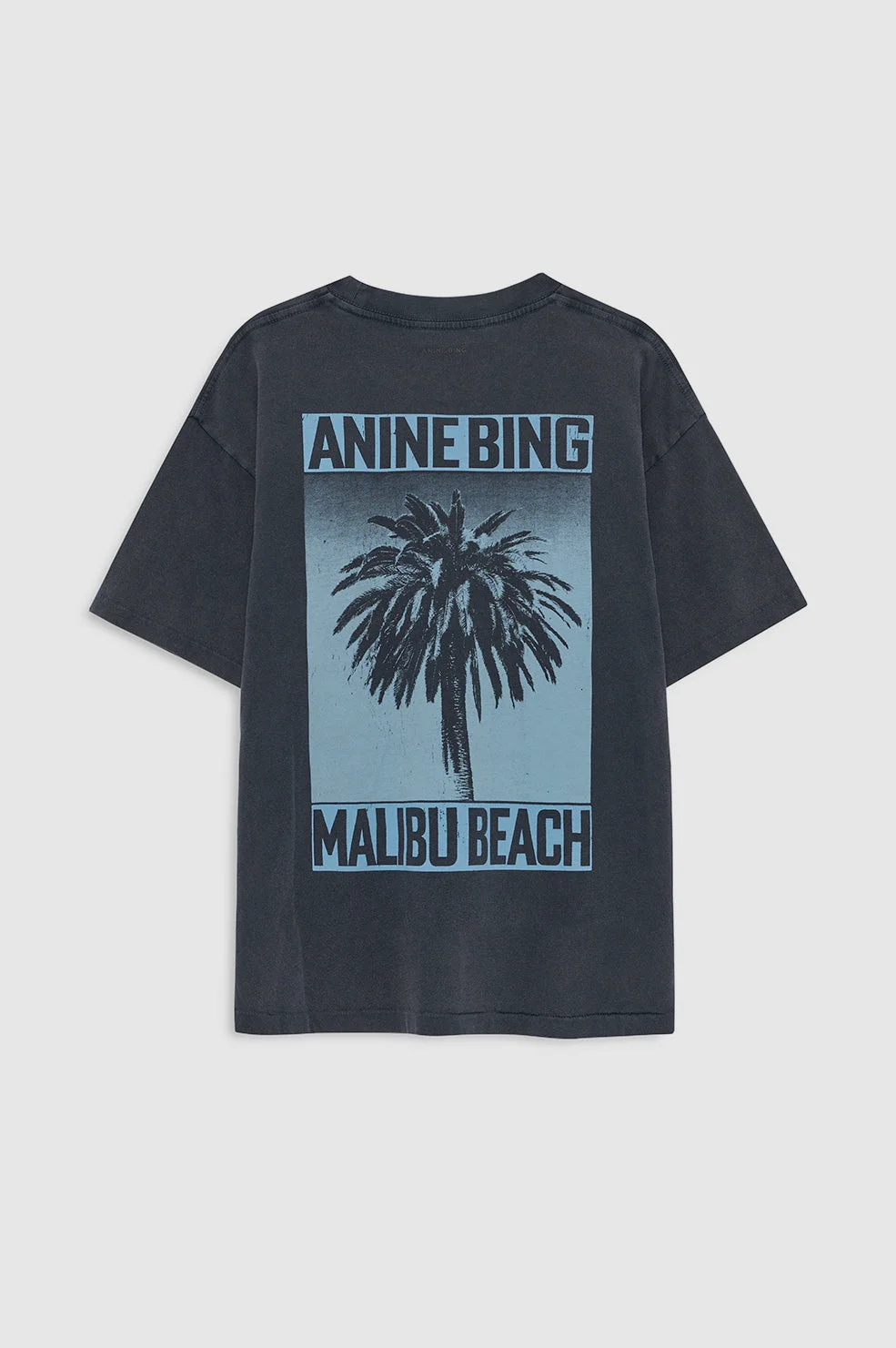 Cade Tee Palm - Washed Black - 1