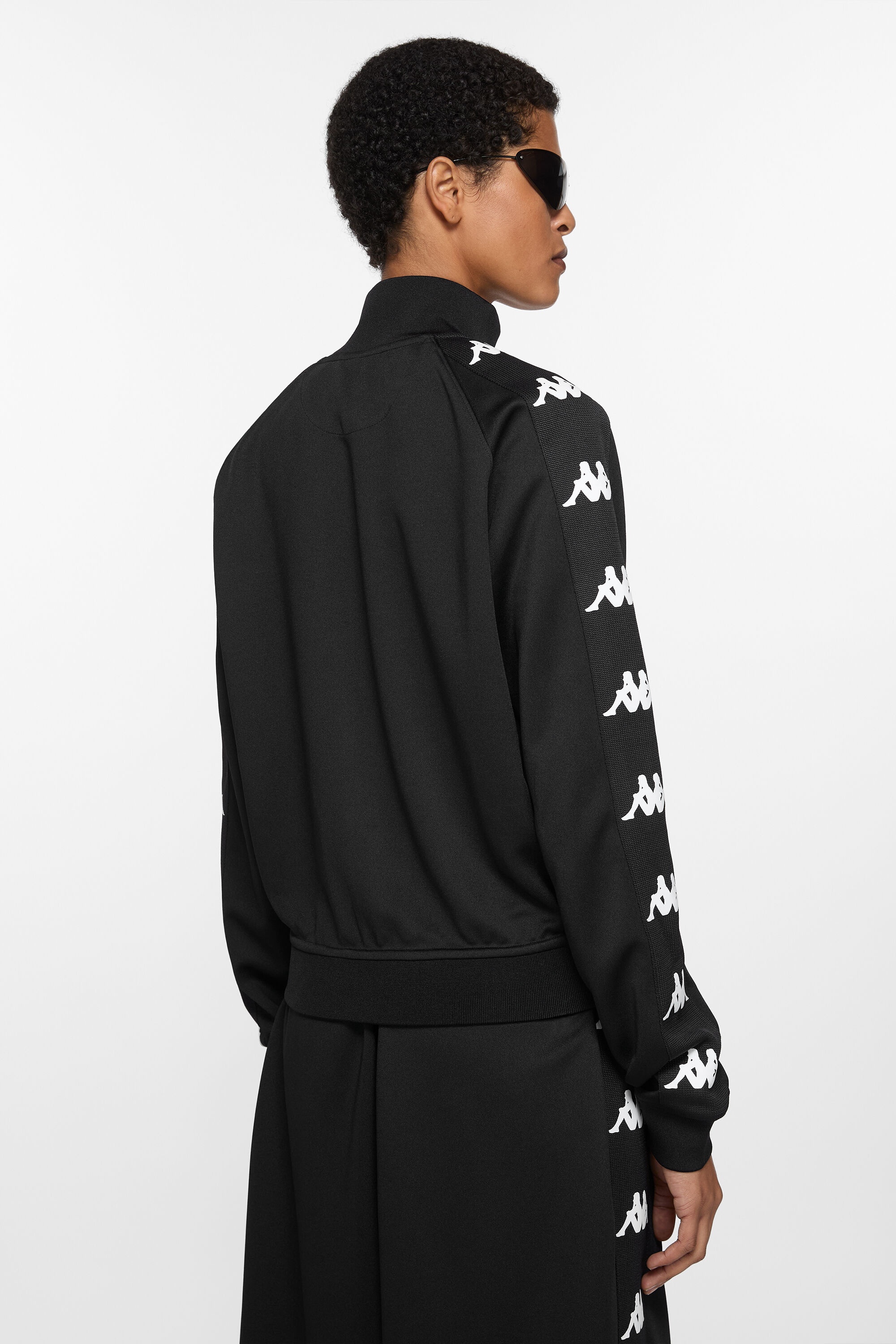 Zipper sweater - Acne Studios x Kappa - Black - 3