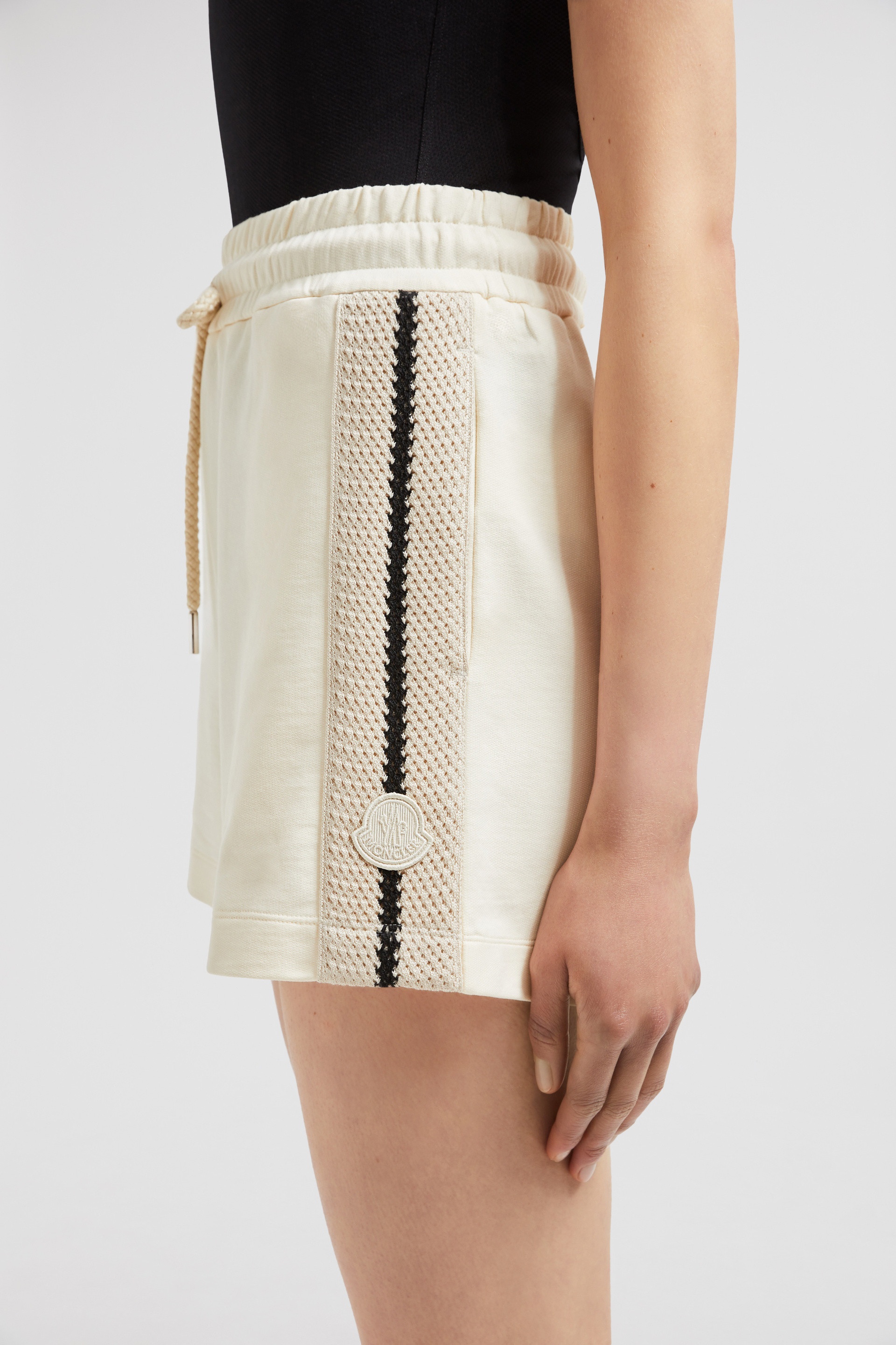 Crochet Accent Cotton Shorts - 4