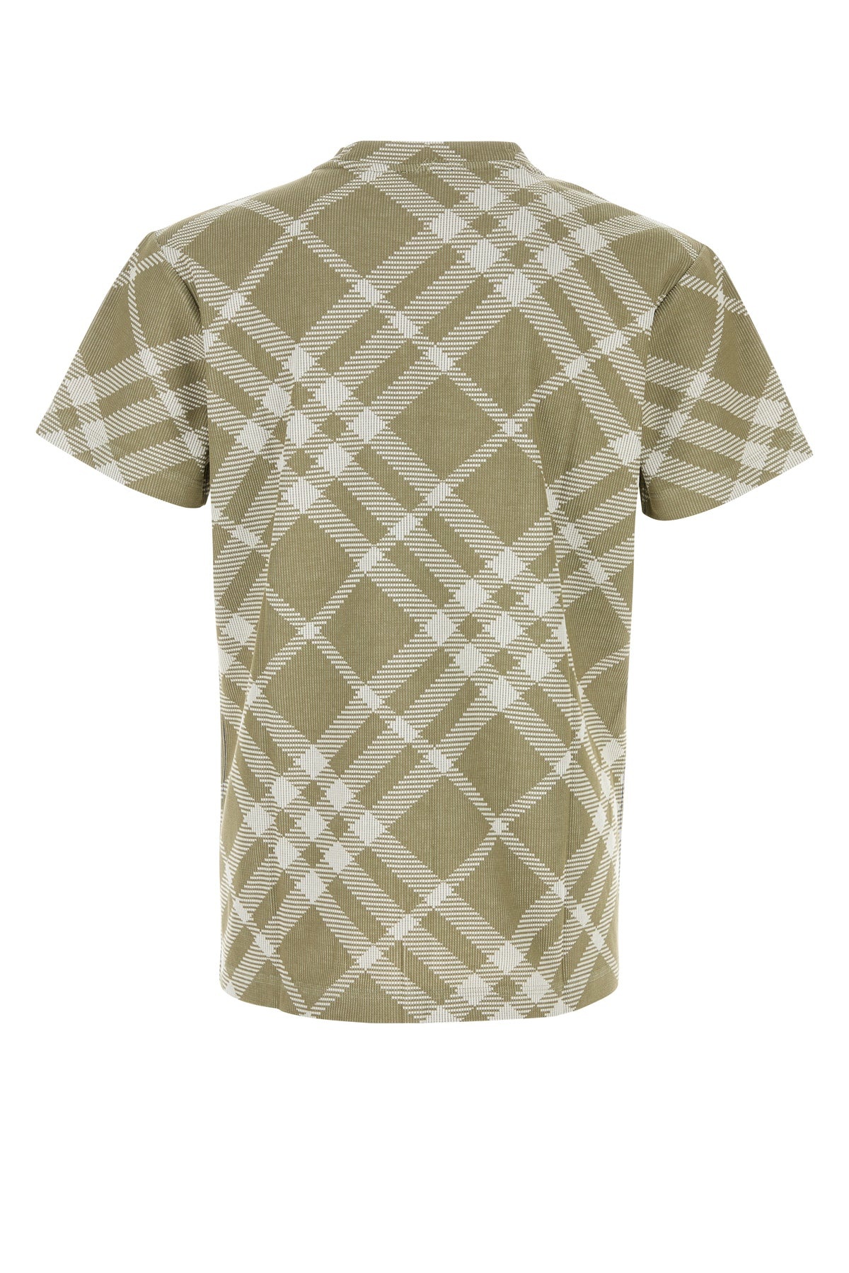 Printed stretch cotton blend t-shirt - 2
