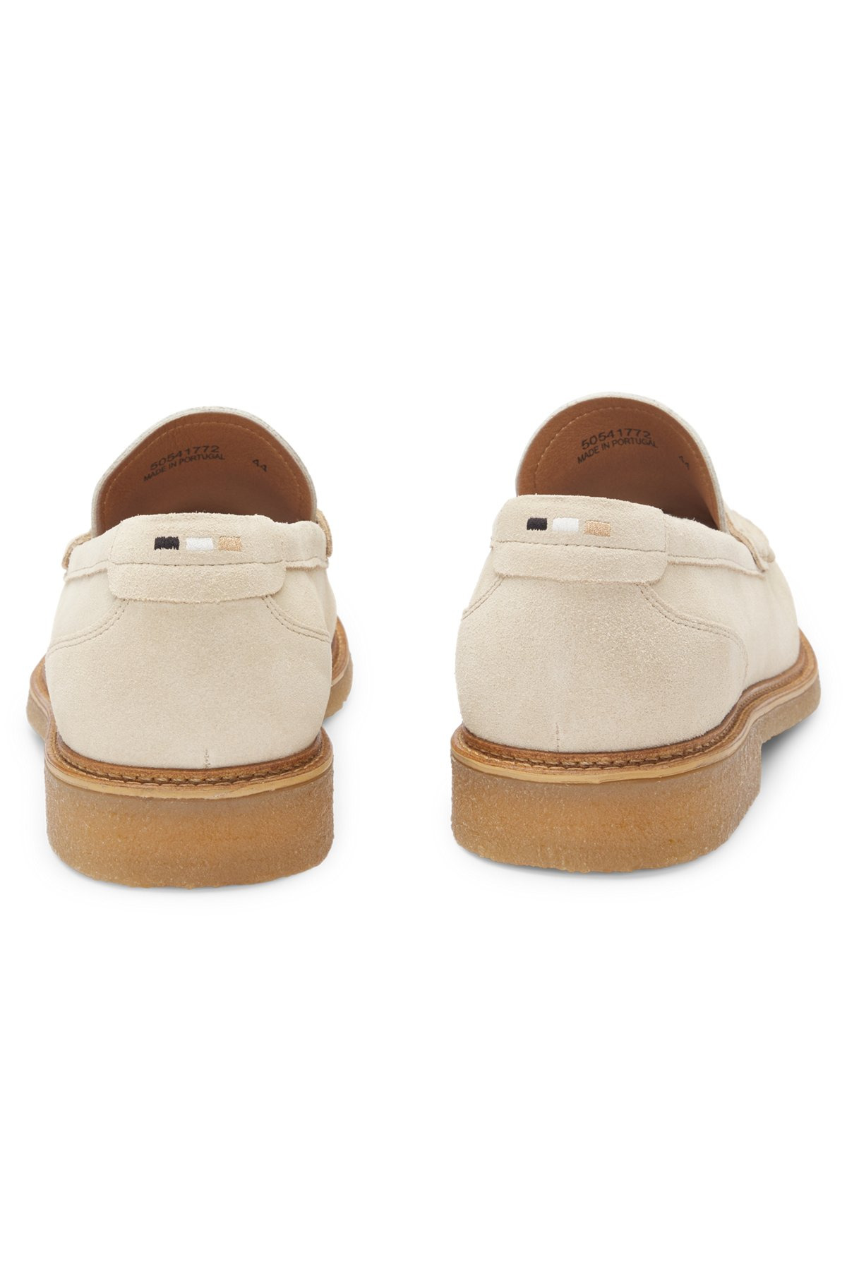 SUEDE MOCCASINS WITH CREPE OUTSOLE - 5
