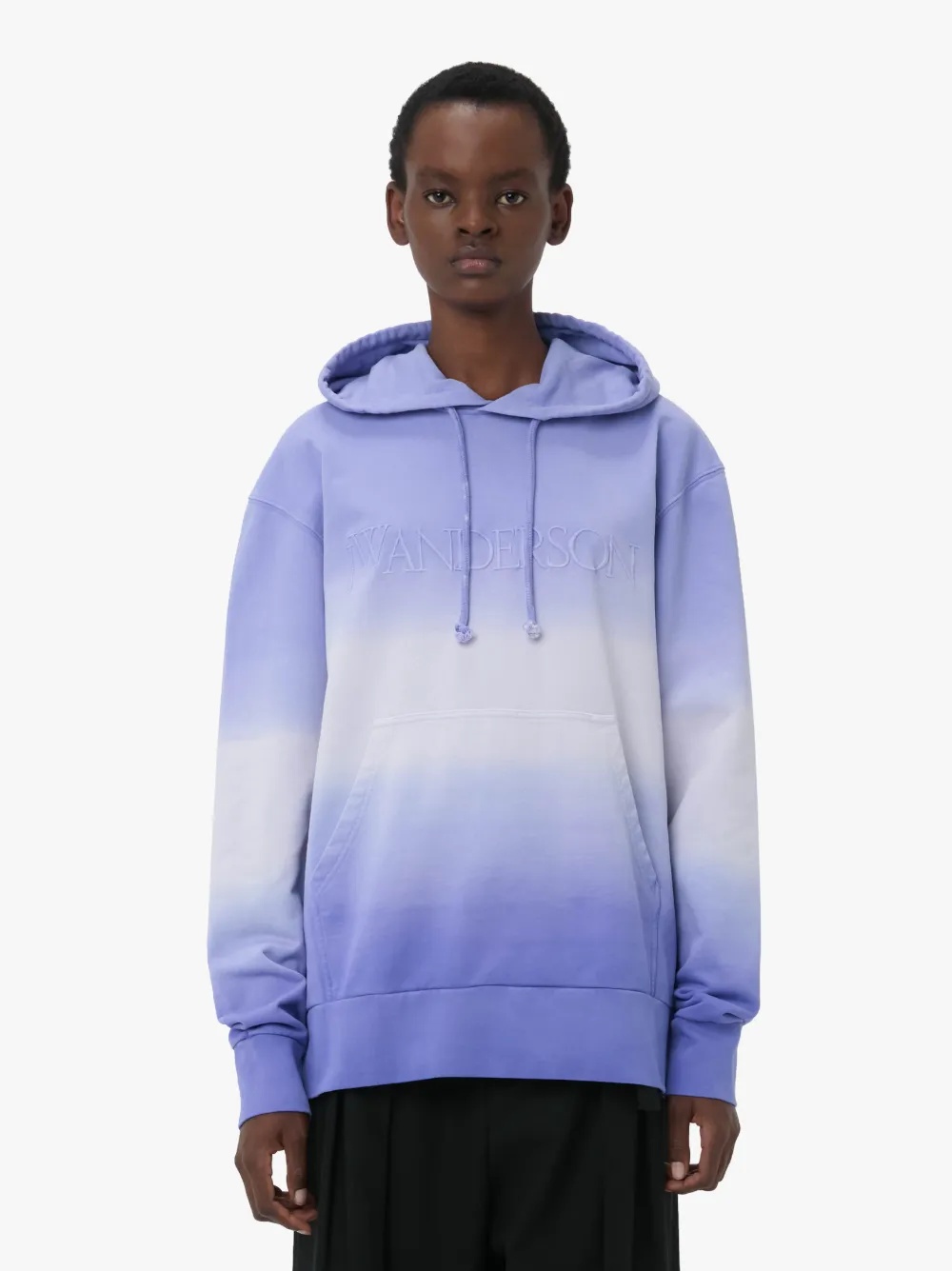GRADIENT HOODIE WITH LOGO EMBROIDERED - 2
