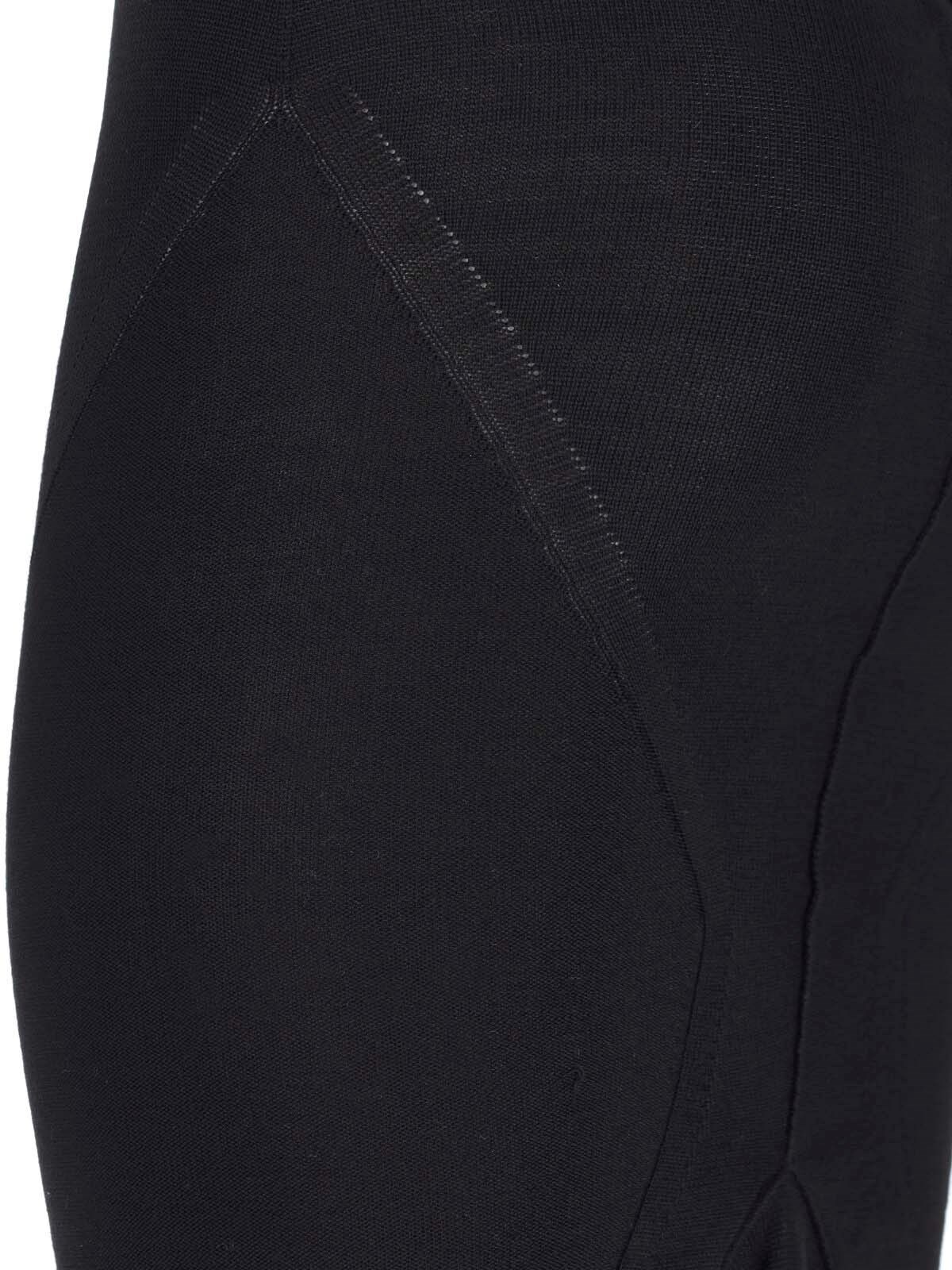 ASYMMETRICAL WOOL MIDI SKIRT - 5