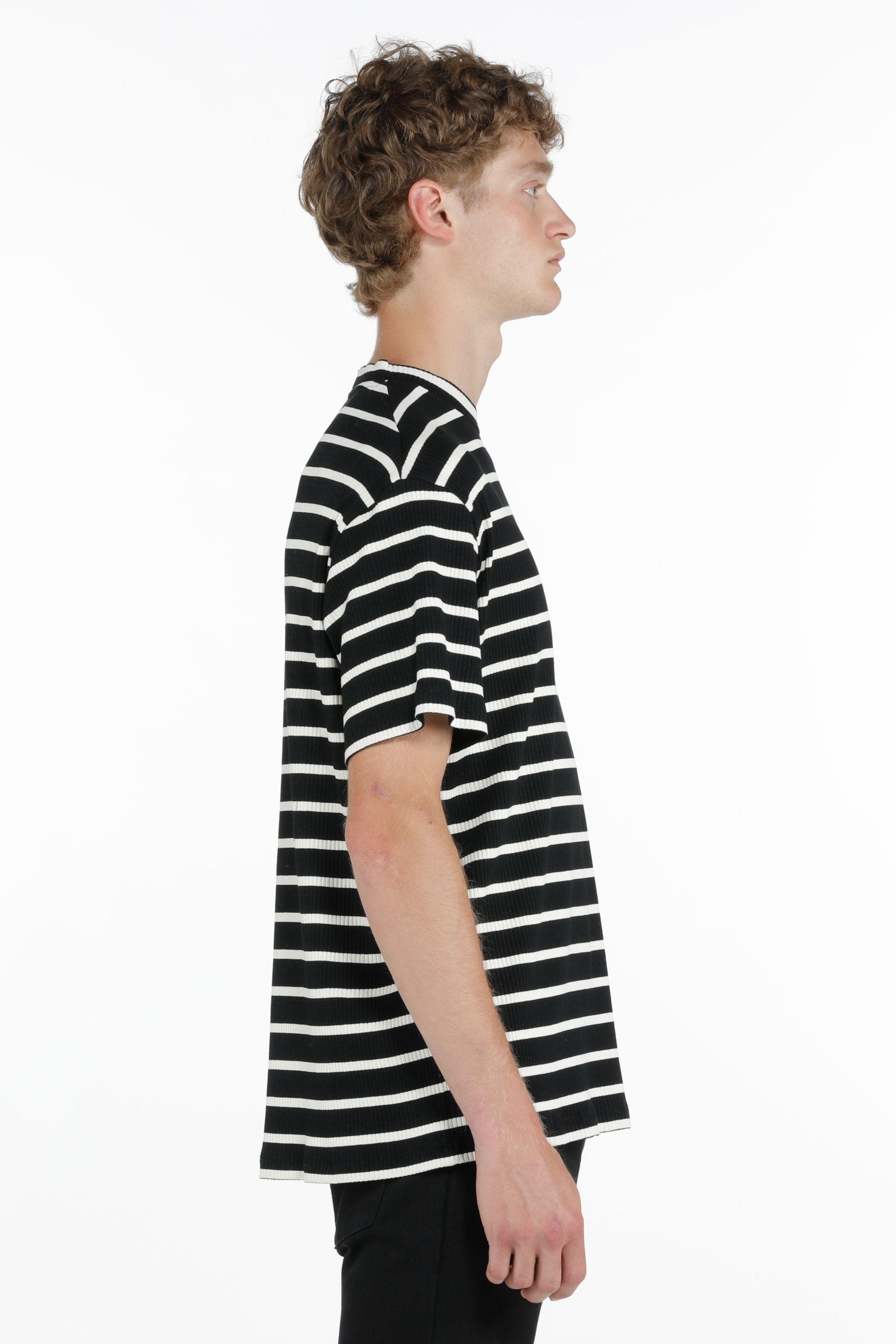 LOGO-APPLIQUÉ STRIPED T-SHIRT - 3