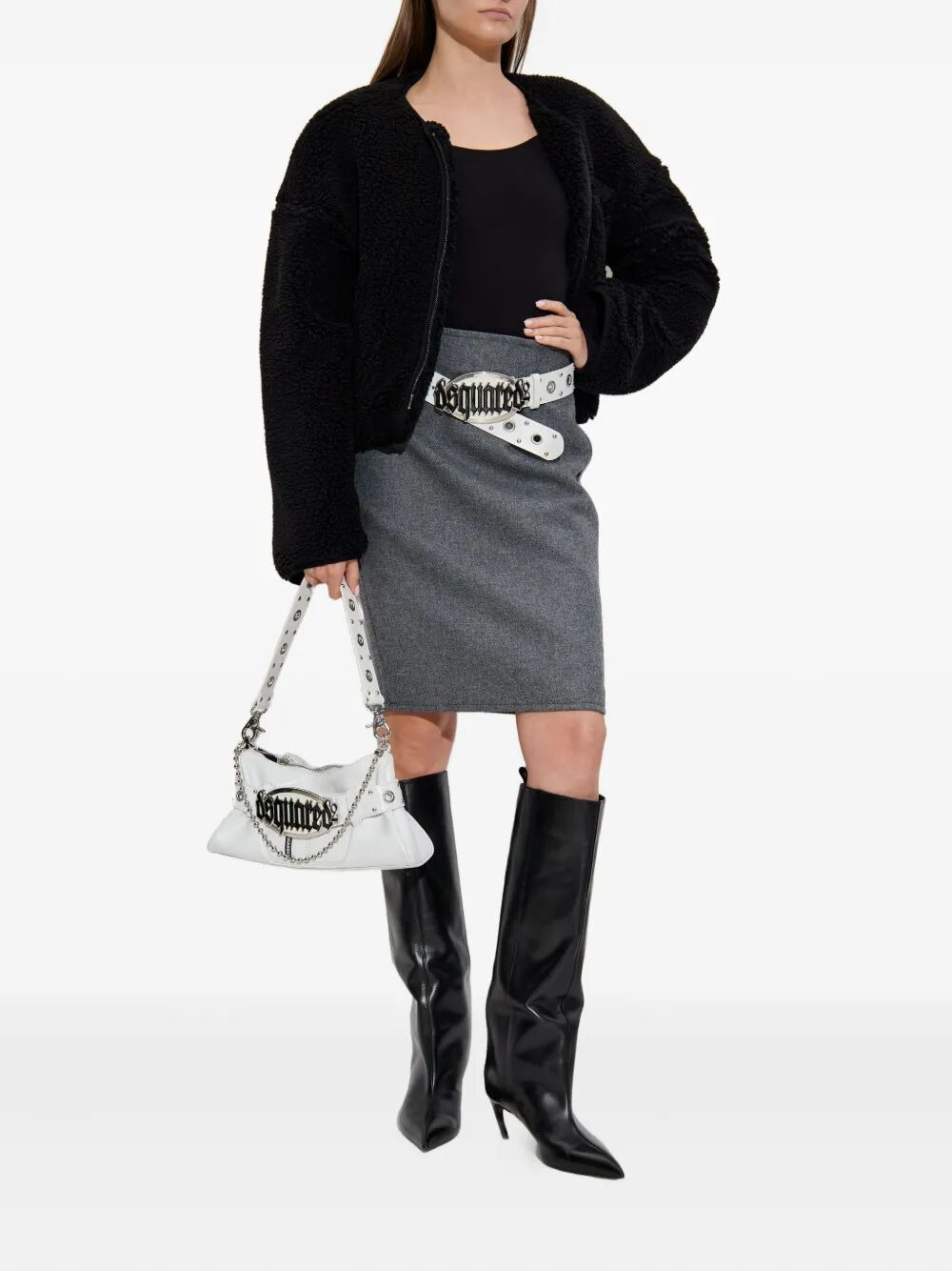 Dsquared2 Women Double Pencil Skirt - 6