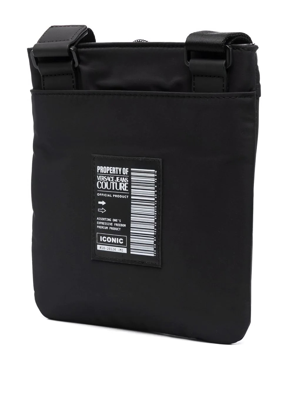 logo print messenger bag - 3